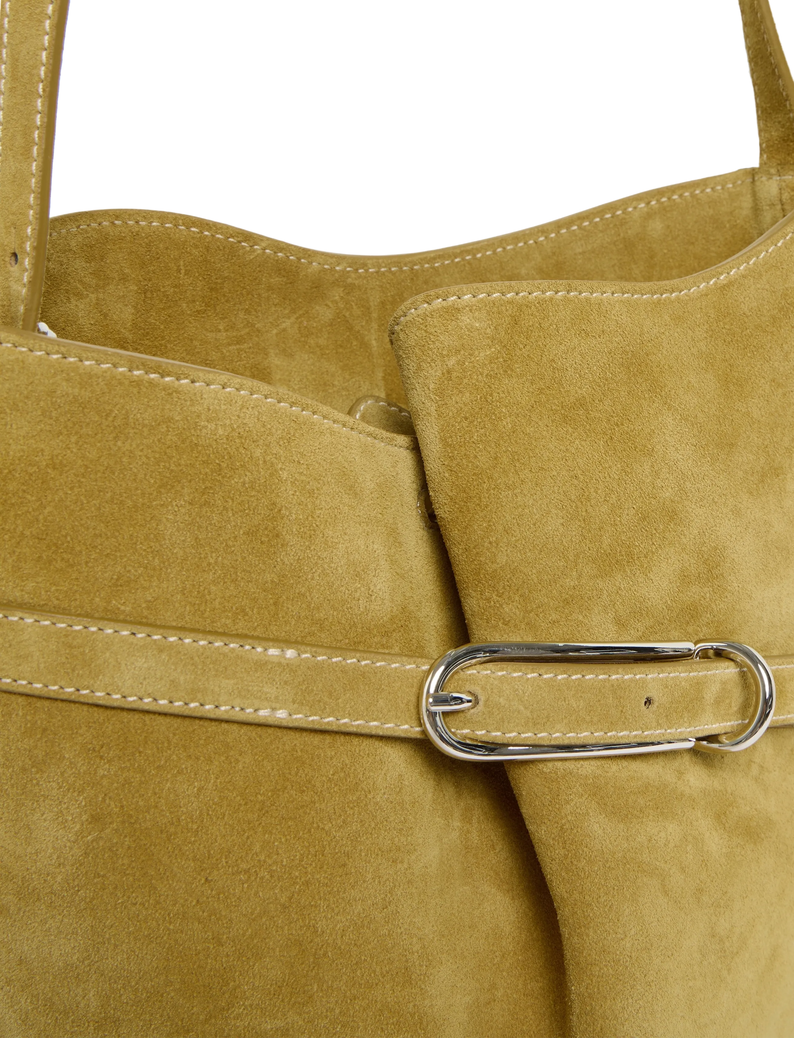 Liffner - BELTED BUCKET BAG - fashion trends - sand - 2