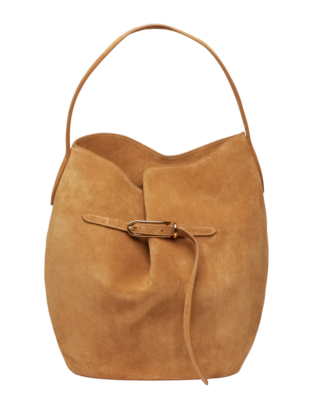 Liffner BELTED BUCKET BAG LARGE - Skuldertasker - SAND / beige