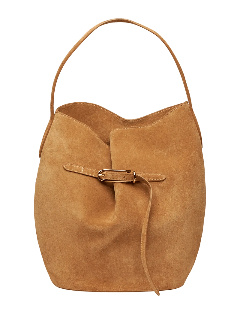 Liffner - BELTED BUCKET BAG LARGE - mode trends - sand - 1