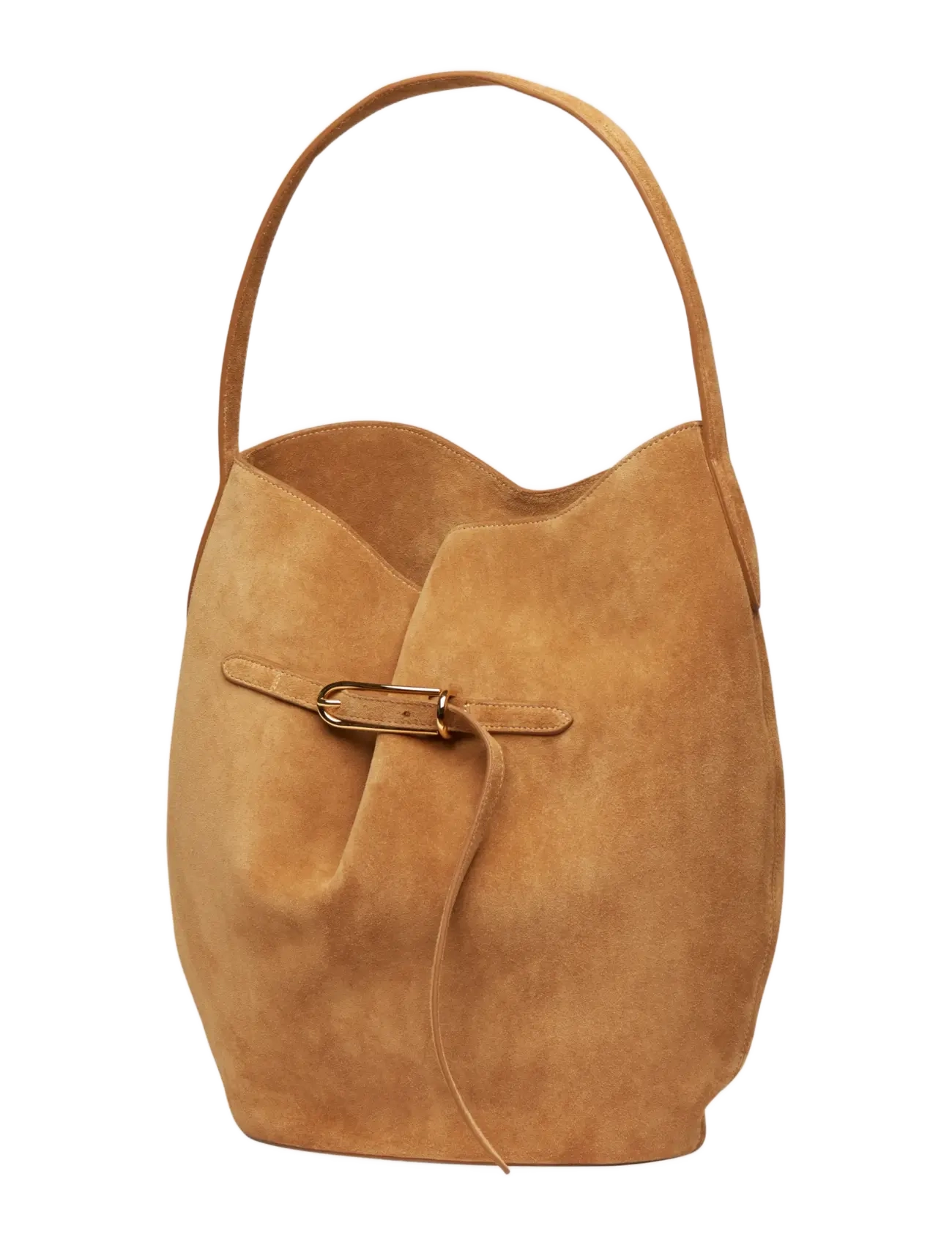Liffner - BELTED BUCKET BAG LARGE - fashion trends - sand - 2