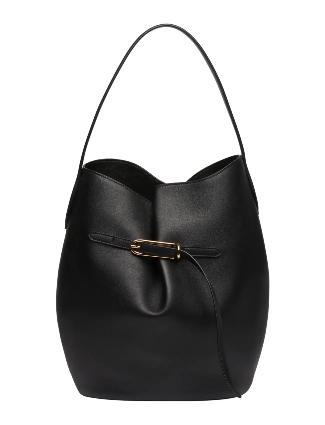 Liffner BELTED BUCKET BAG LARGE - Sacs à Bandoulière - BLACK / black