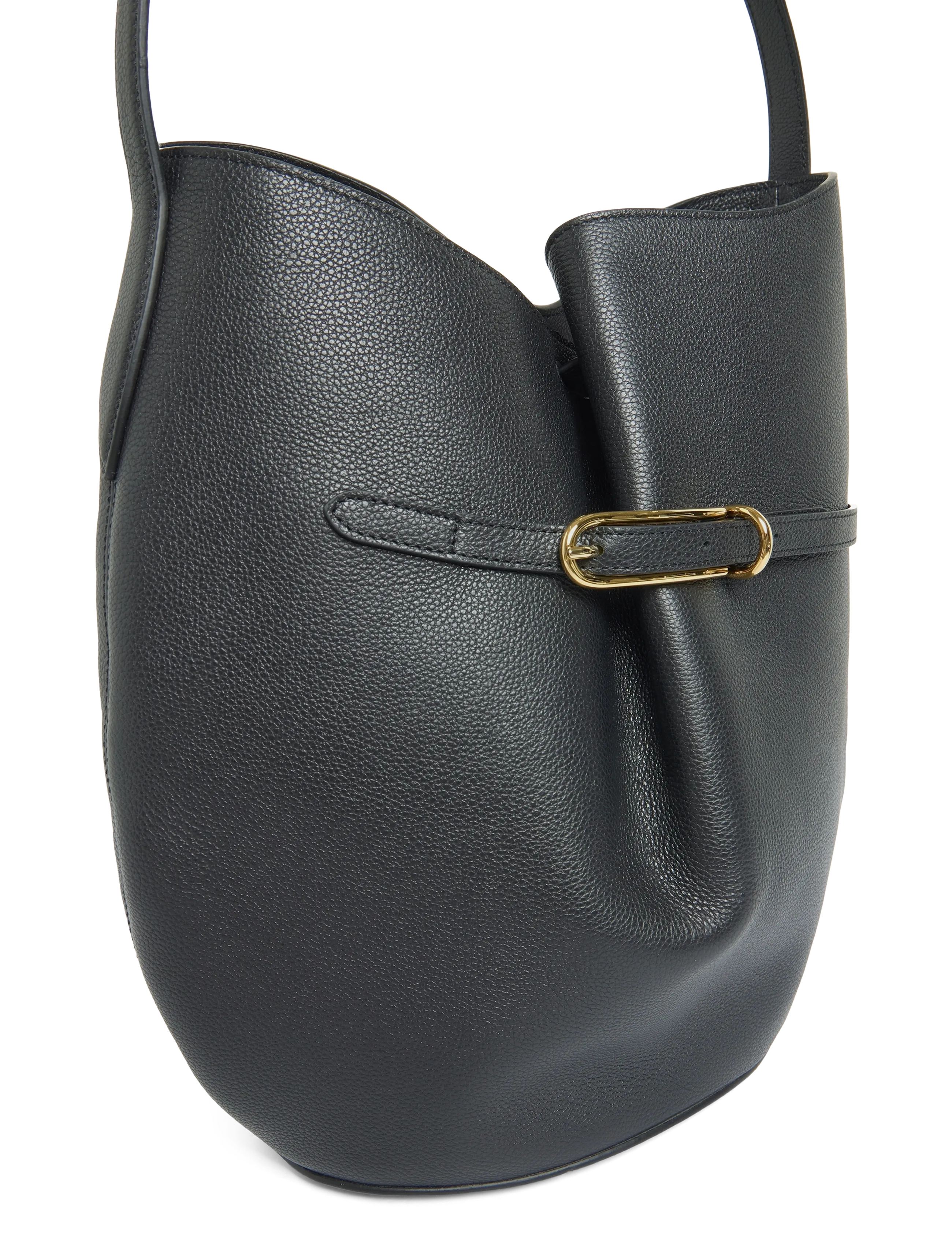 Liffner - BELTED BUCKET BAG LARGE - modes tendences - black - 2