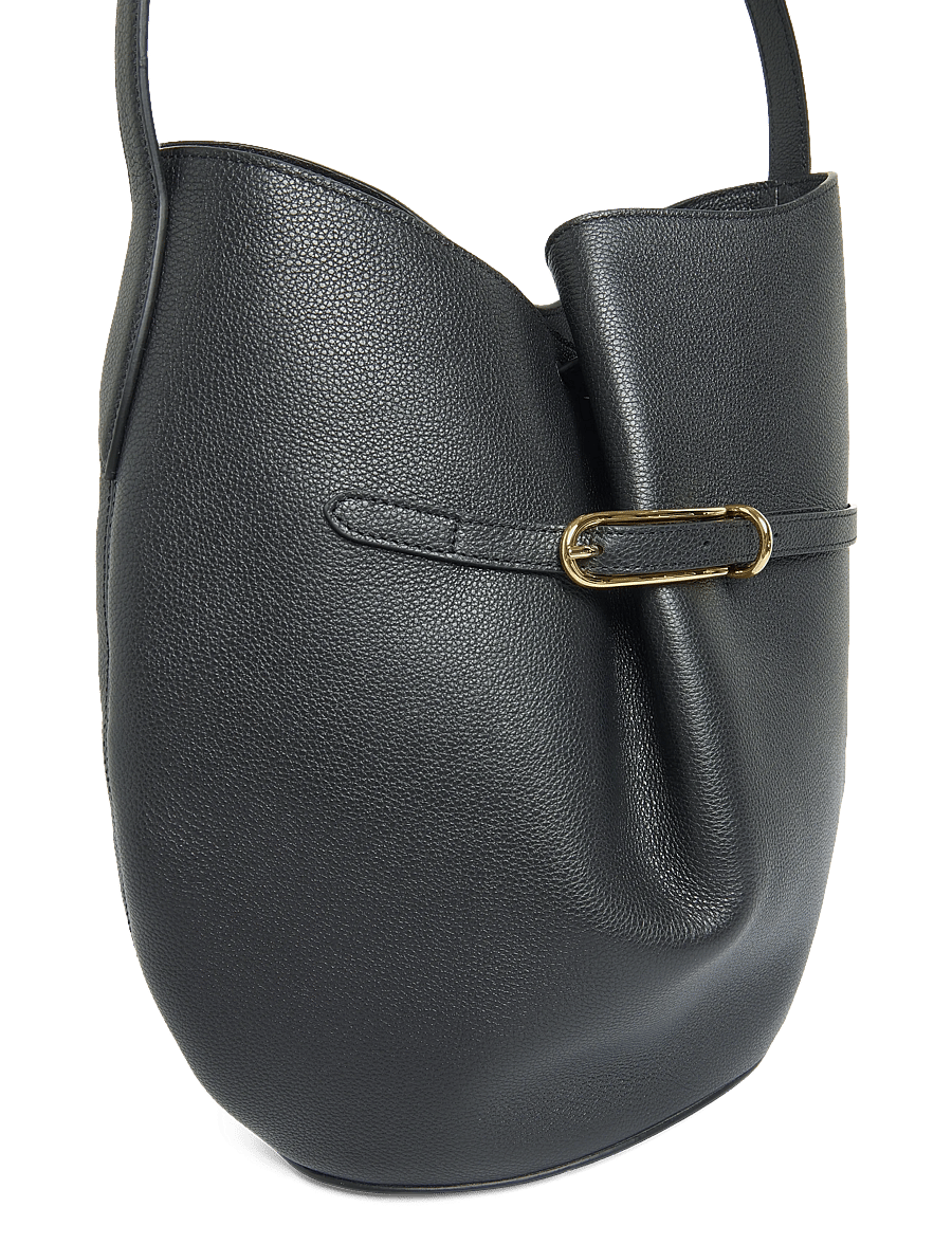 Liffner - BELTED BUCKET BAG LARGE - modes tendences - black - 2