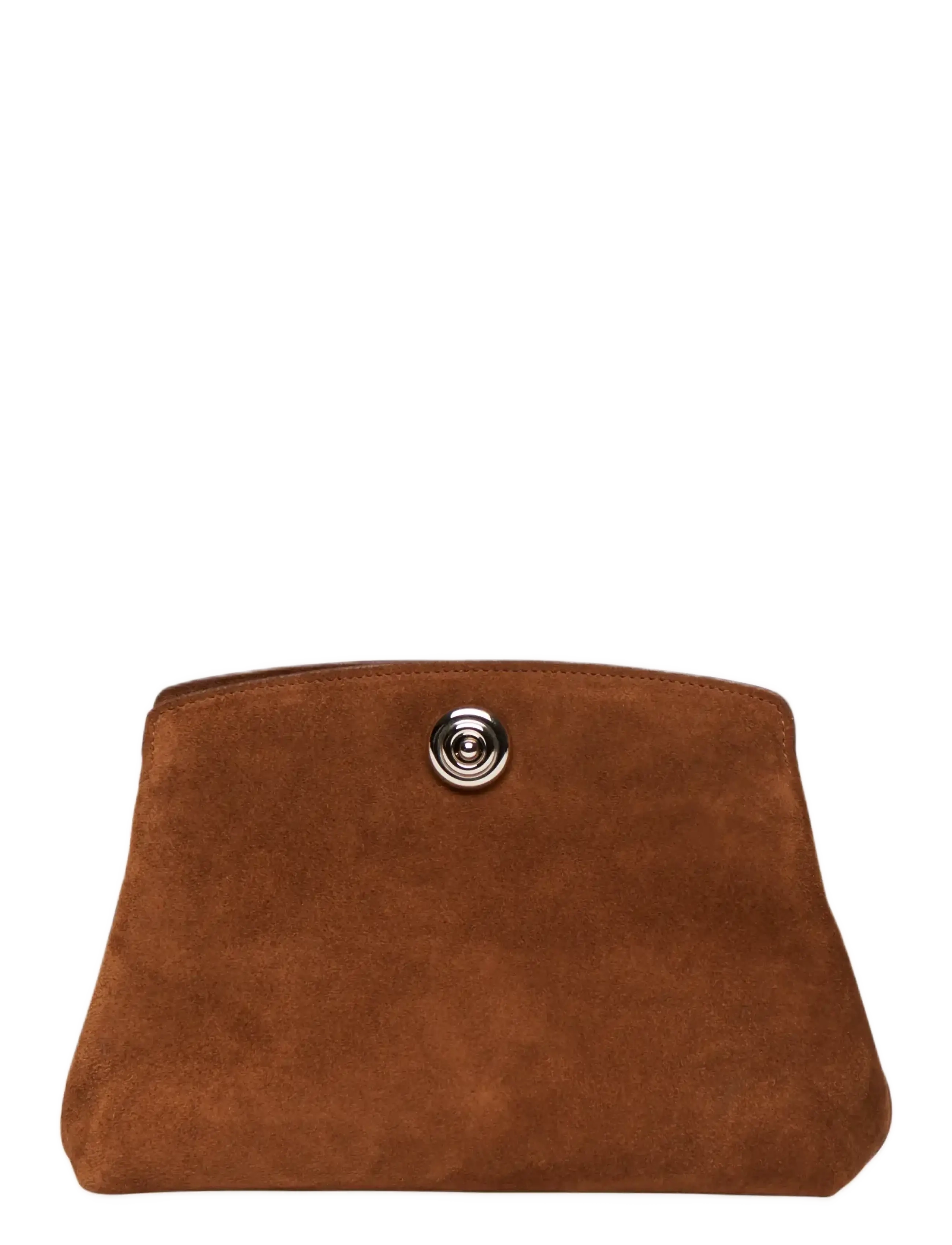 Liffner PUSHLOCK POUCH MINI - Crossbody Bags - LIGHT BROWN / brown