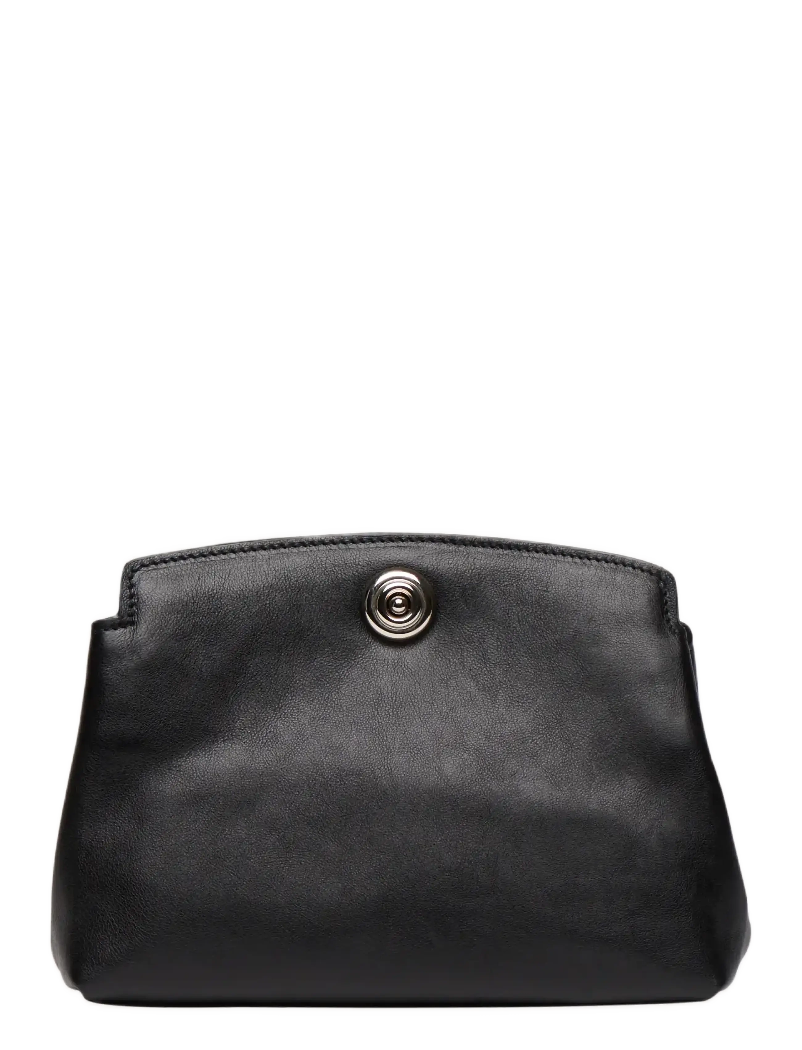 Liffner PUSHLOCK POUCH MINI - Crossbody Bags - BLACK / black