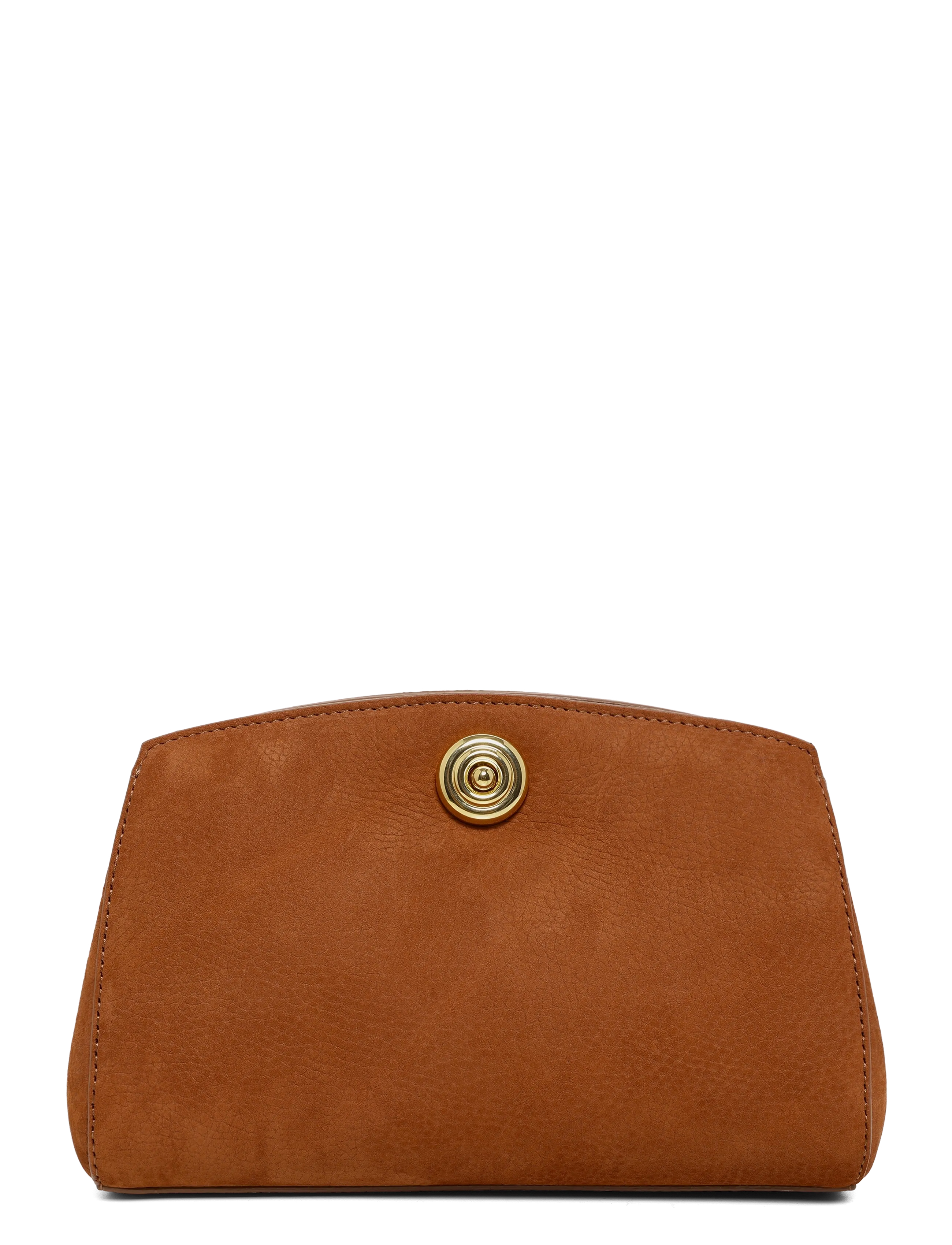 Liffner Pushlock Clutch, One Size, Brown, Tasker > Clutches, Dame
