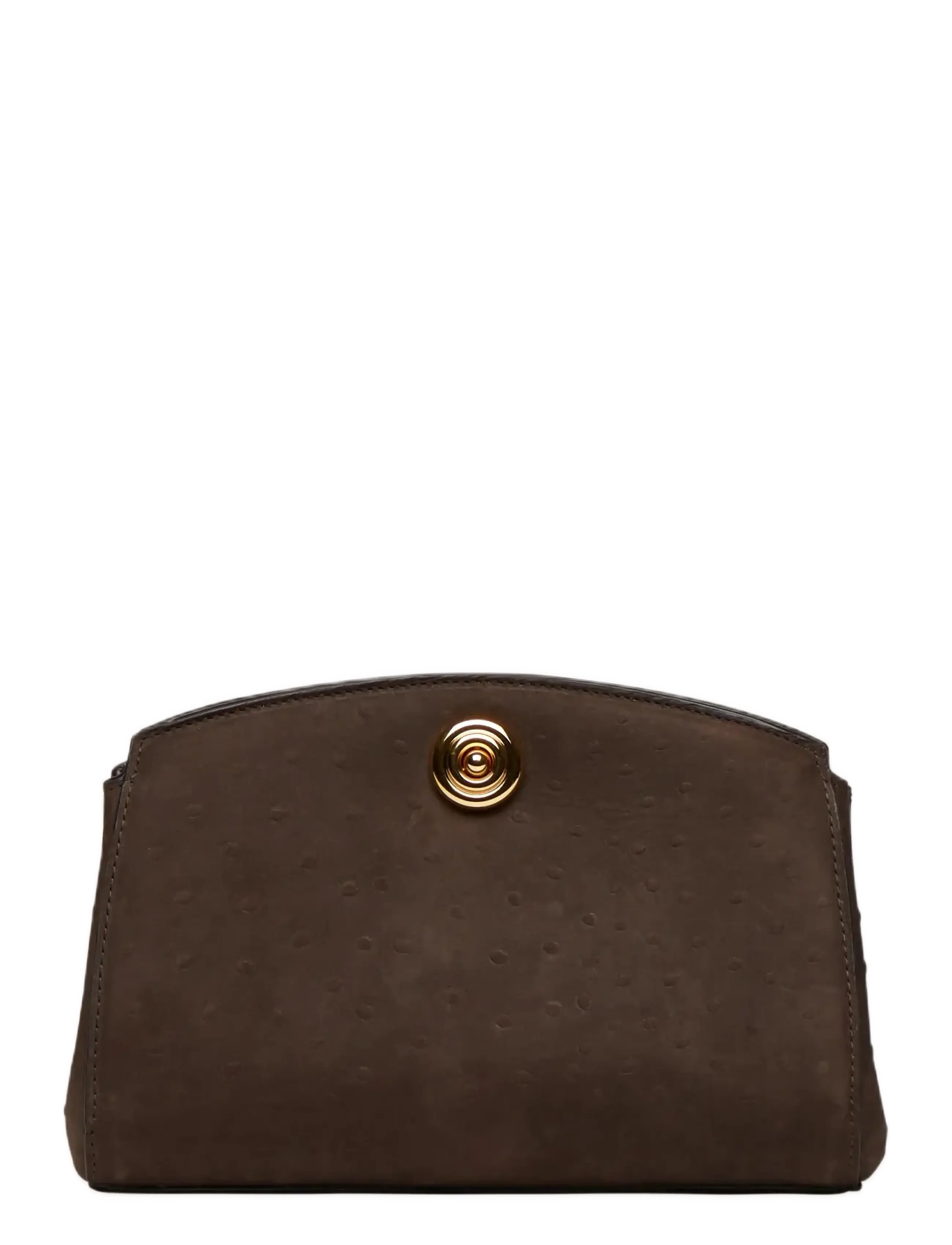 Liffner PUSHLOCK CLUTCH - Festtøj - DARK BROWN / brown