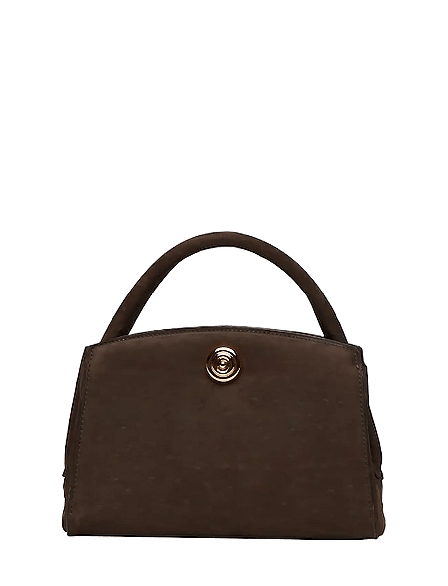 Liffner - PUSHLOCK LADY BAG MINI - special occasions - dark brown - 0