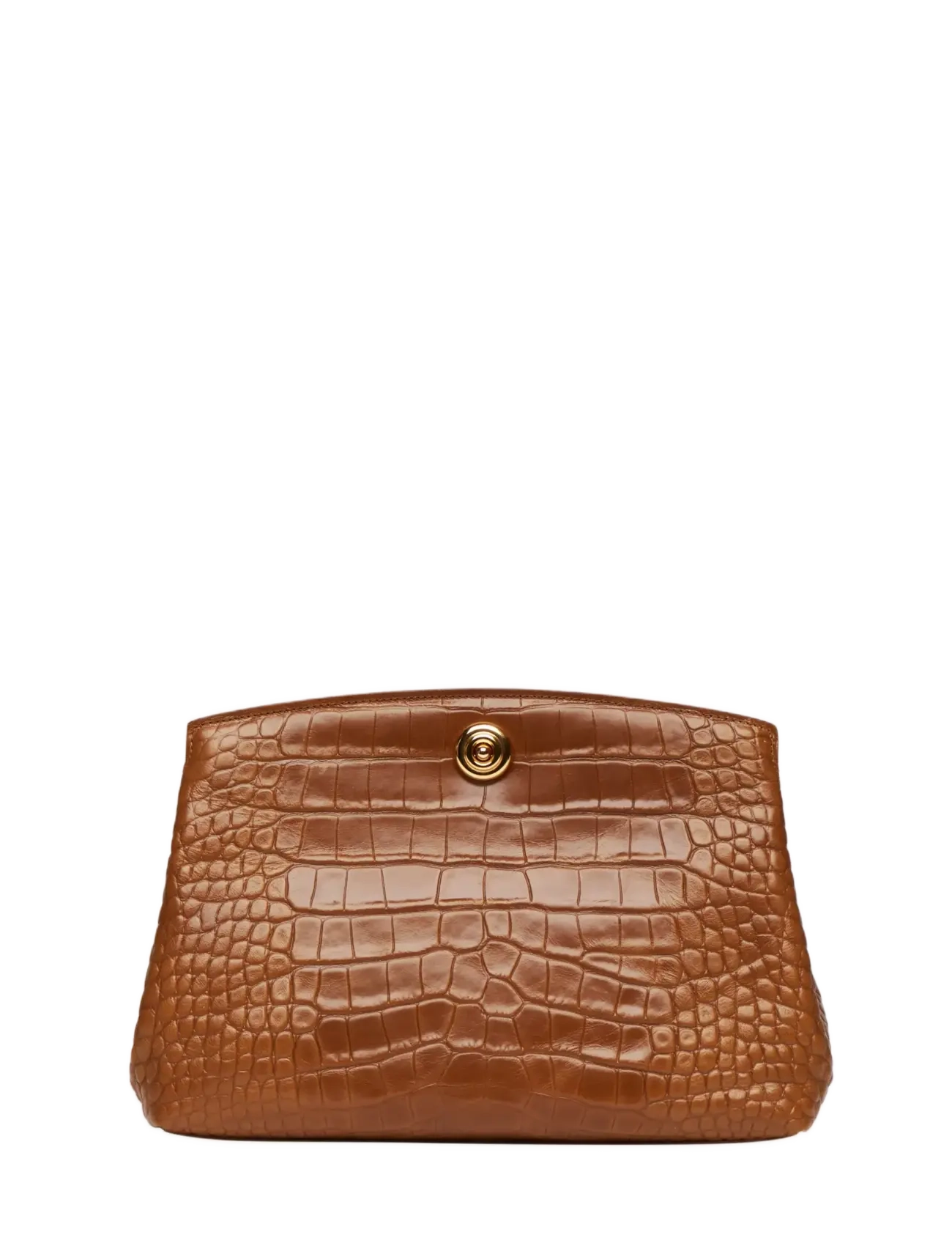 Liffner PUSHLOCK POUCH - Clutches - NOUGAT / brown