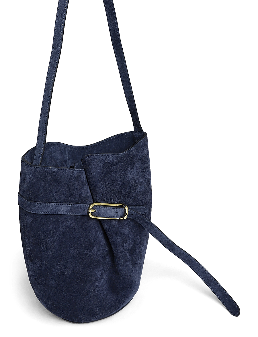 Liffner - BELTED BUCKET BAG - mode trends - navy - 2