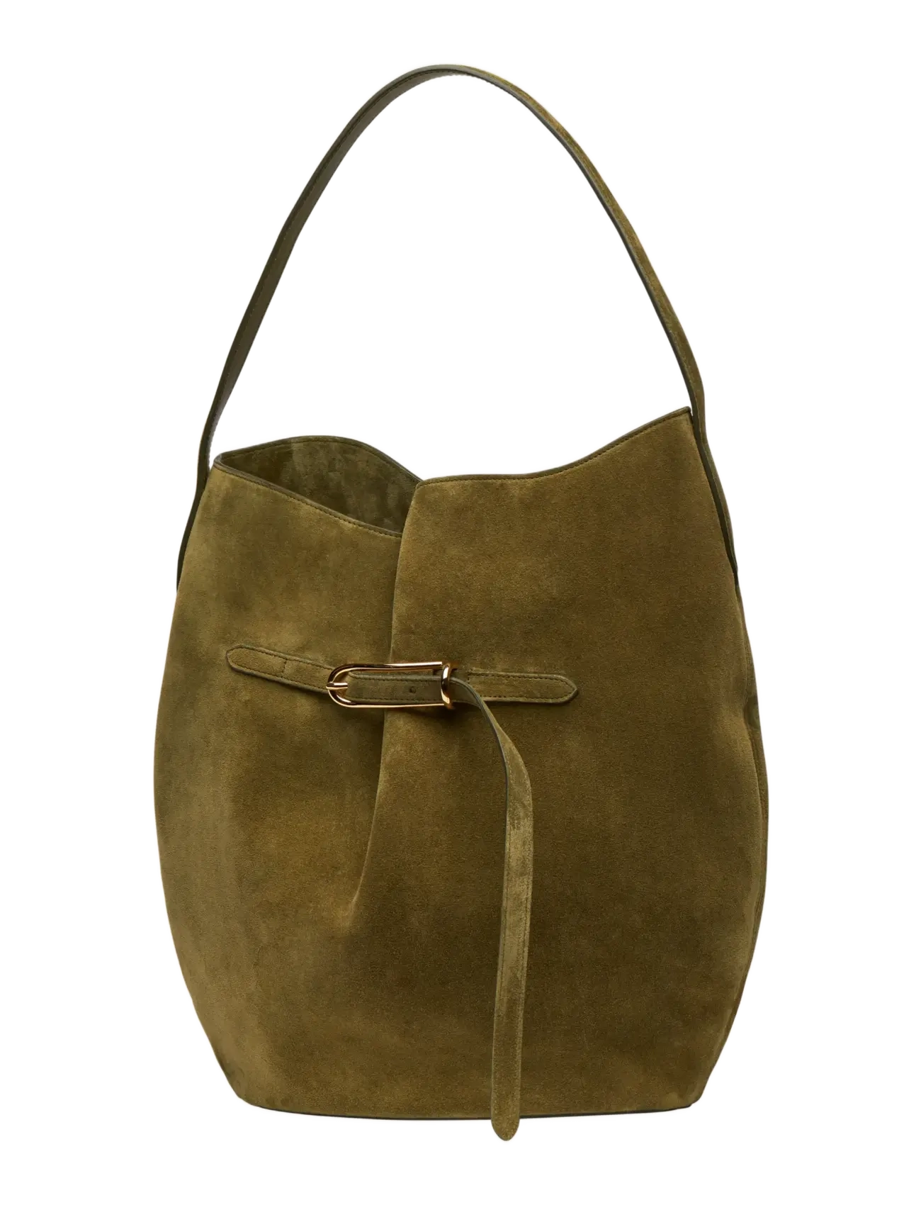 Liffner BELTED BUCKET BAG LARGE - Tasker - ARMY / khaki/green