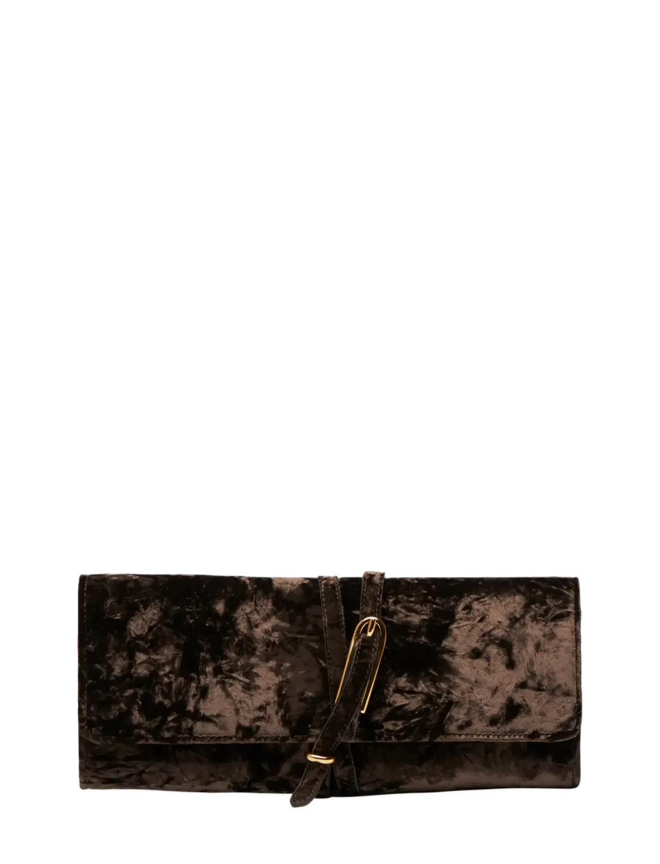 Liffner BELTED CLUTCH - Tasker - BROWN / brown