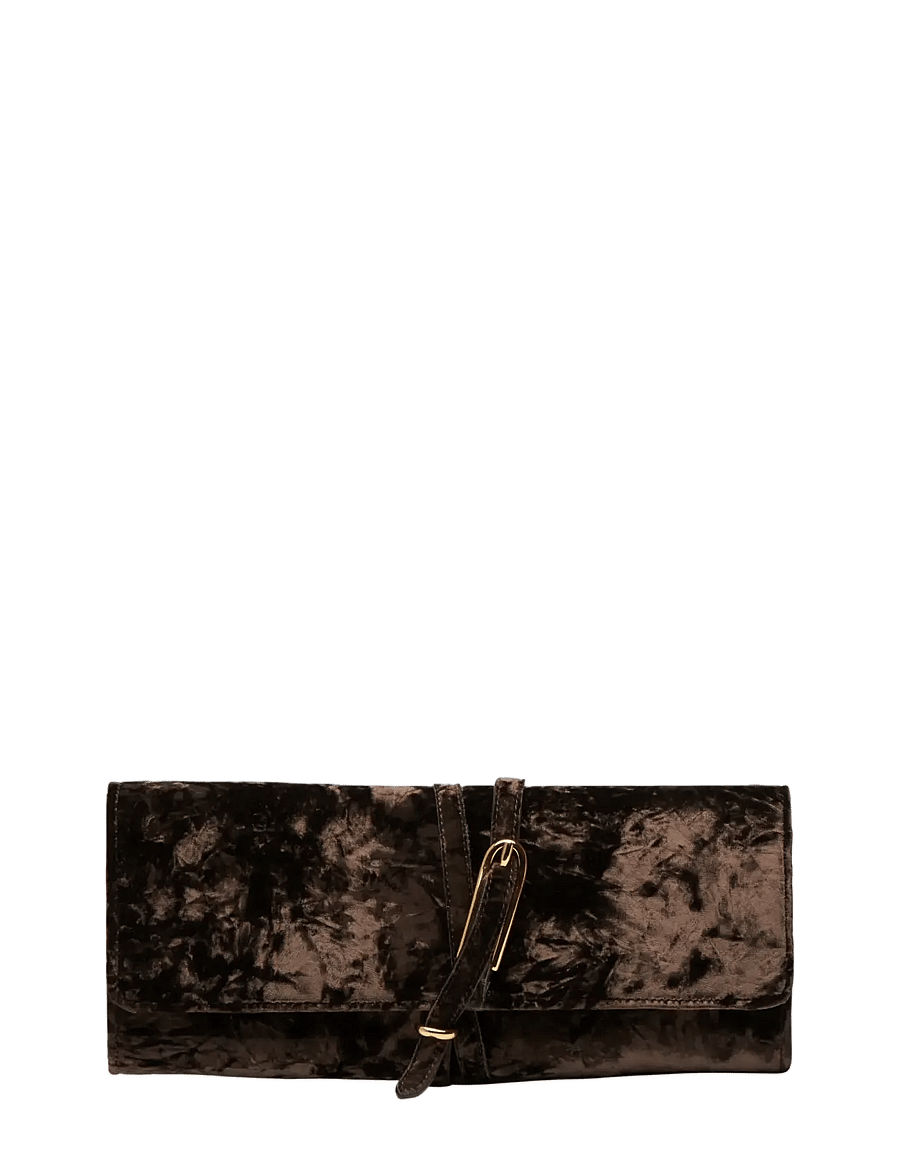 Liffner - BELTED CLUTCH - særlige begivenheder - brown - 1