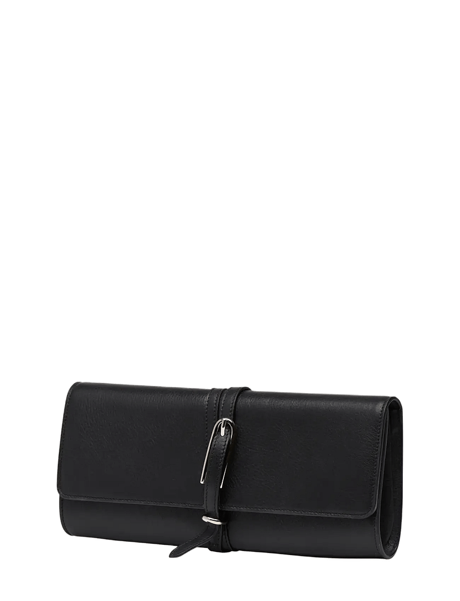 Liffner - BELTED CLUTCH - særlige begivenheder - black - 2