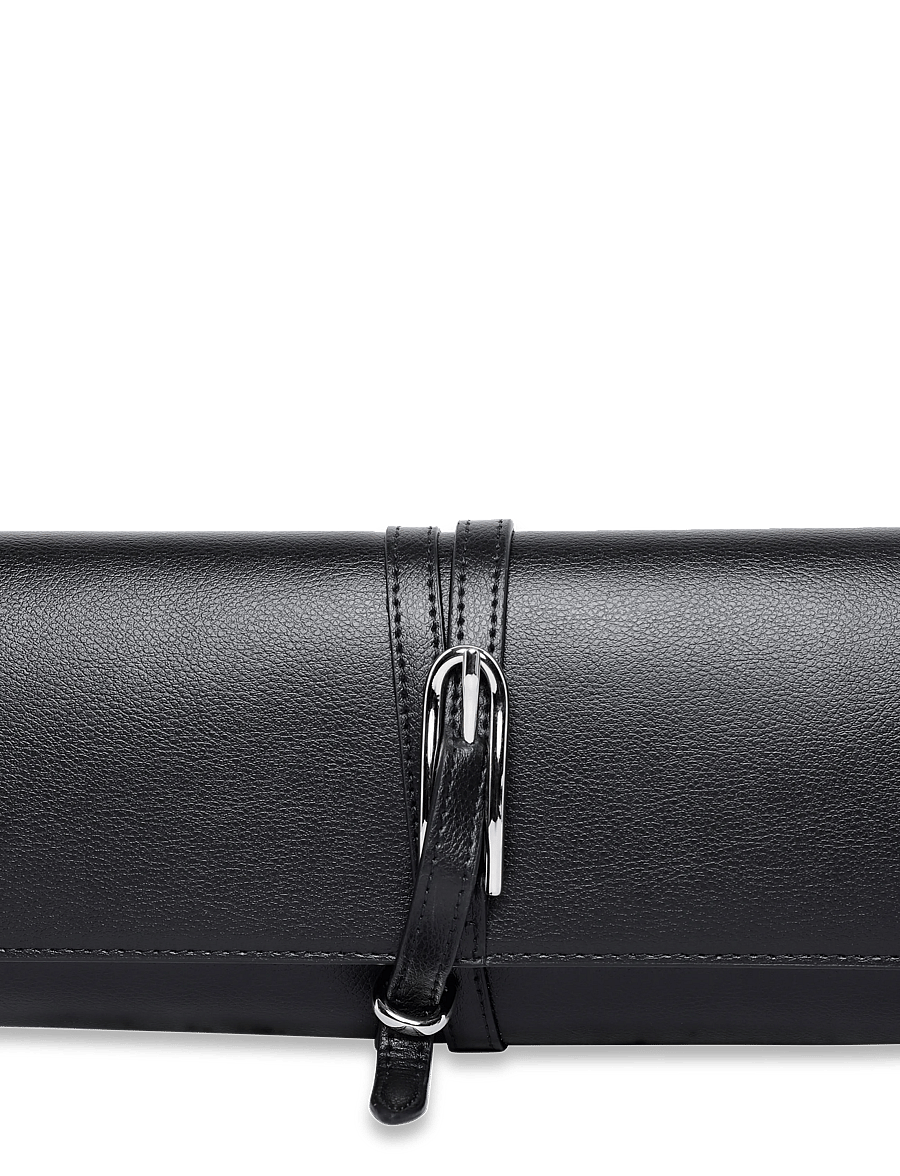 Liffner - BELTED CLUTCH - særlige begivenheder - black - 3