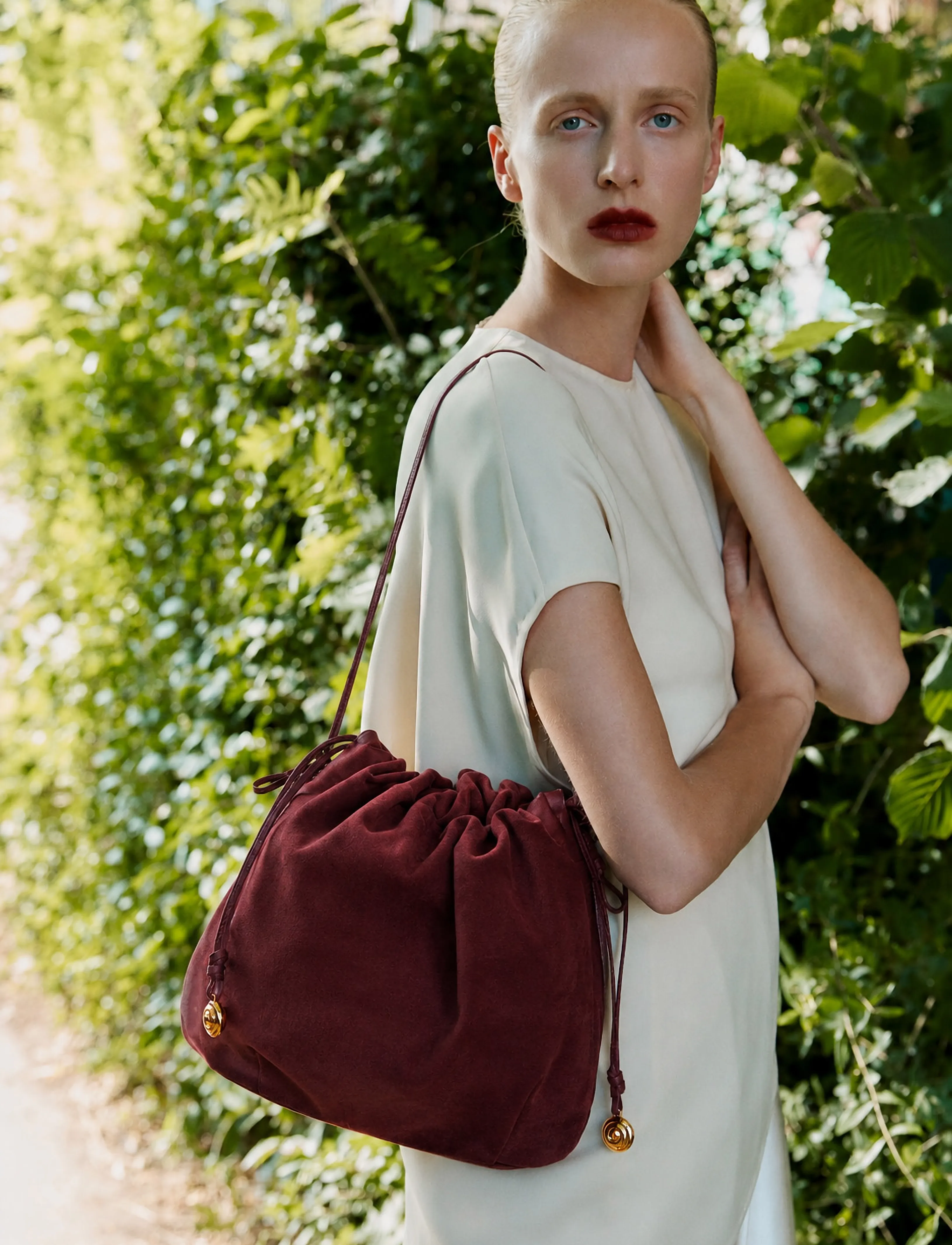 Liffner - CHARM POUCH - besondere anlässe - burgundy - 0