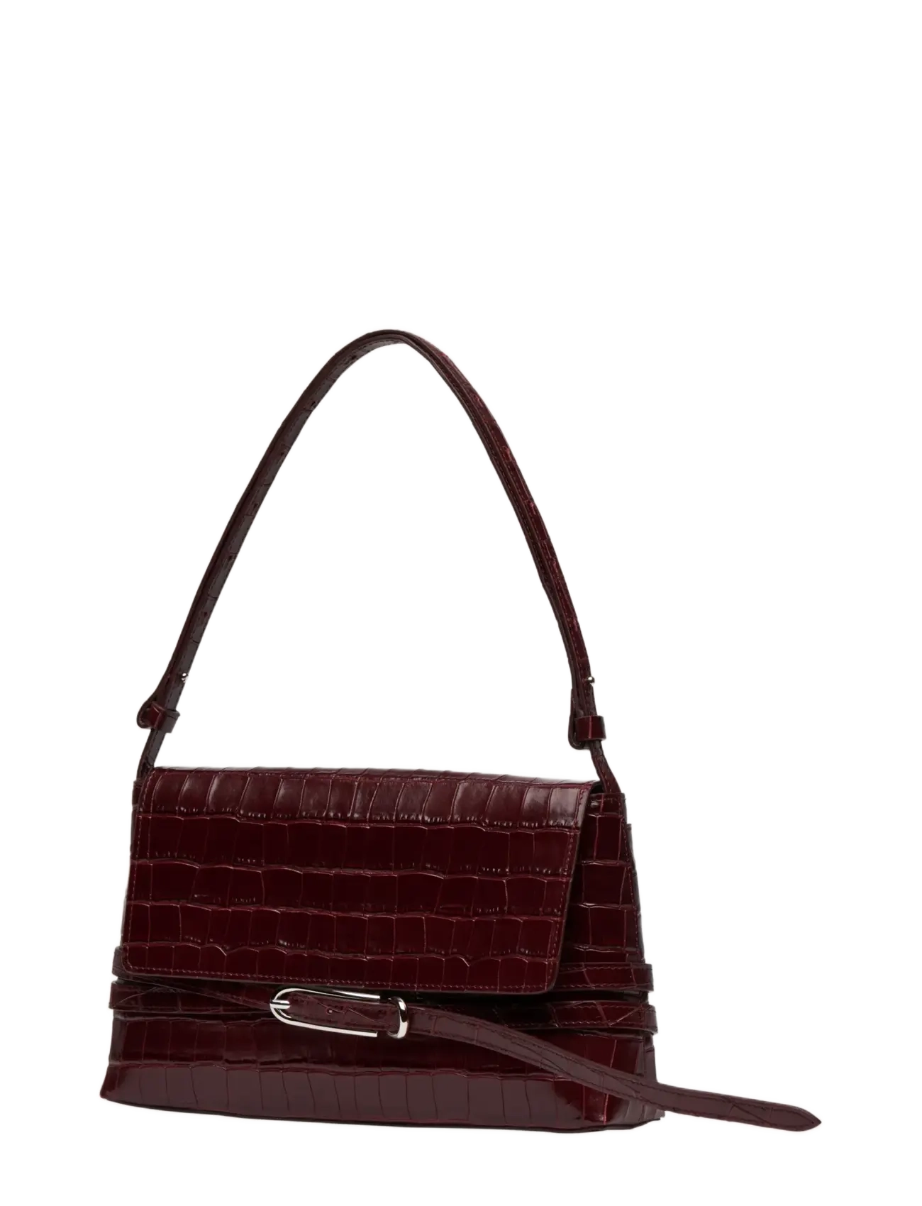 Liffner - BELTED SHOULDER BAG - mode trends - burgundy - 2