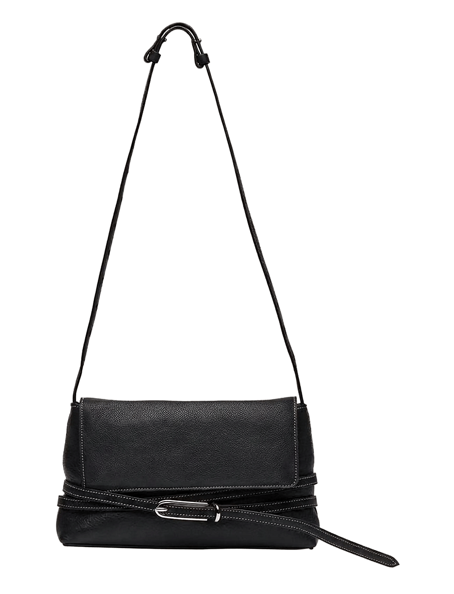 Liffner - BELTED SHOULDER BAG - moetrendid - black - 3