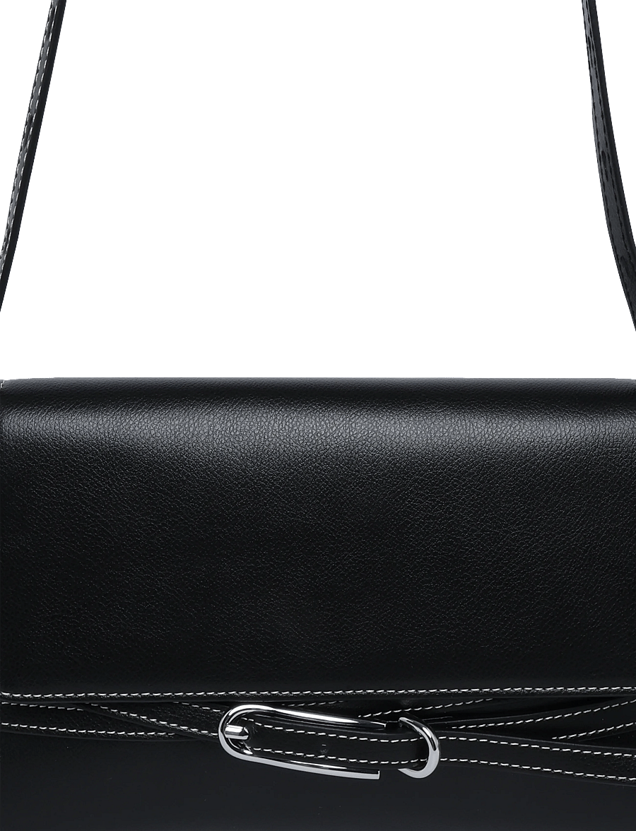 Liffner - BELTED SHOULDER BAG - moetrendid - black - 4
