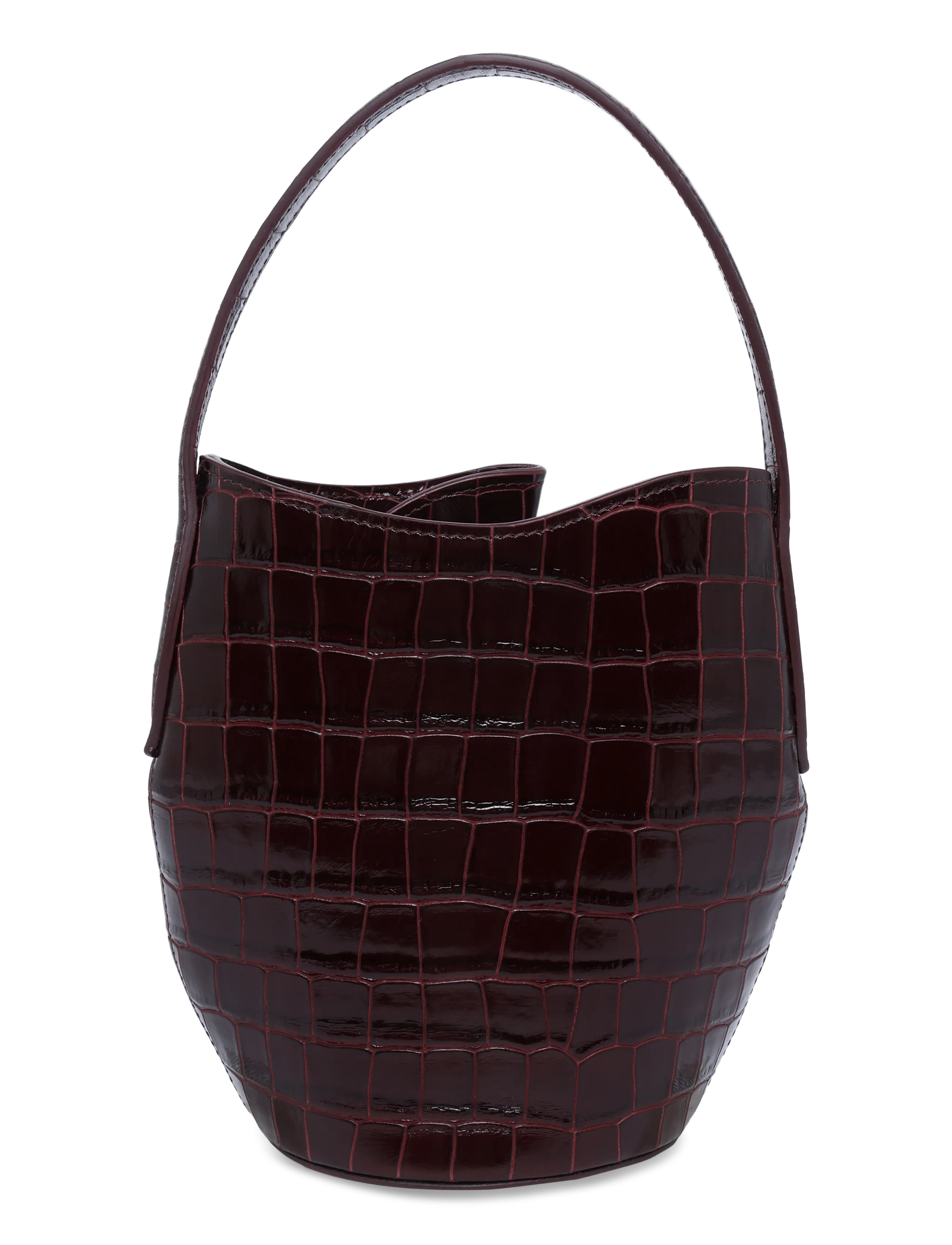 Liffner - BELTED BUCKET BAG MICRO - fashion trends - burgundy - 1