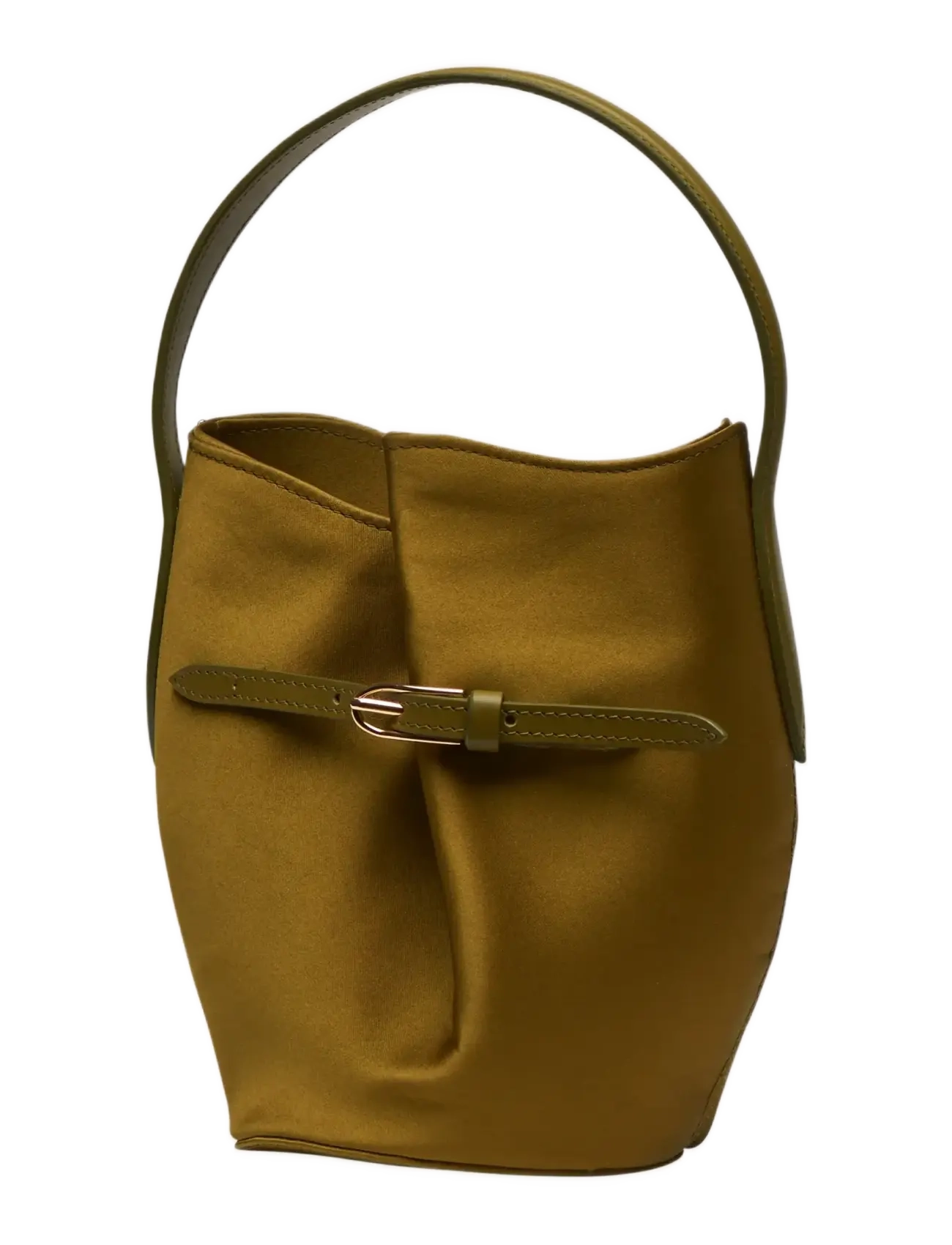 Liffner - BELTED BUCKET BAG MICRO - mode trends - warm green - 2
