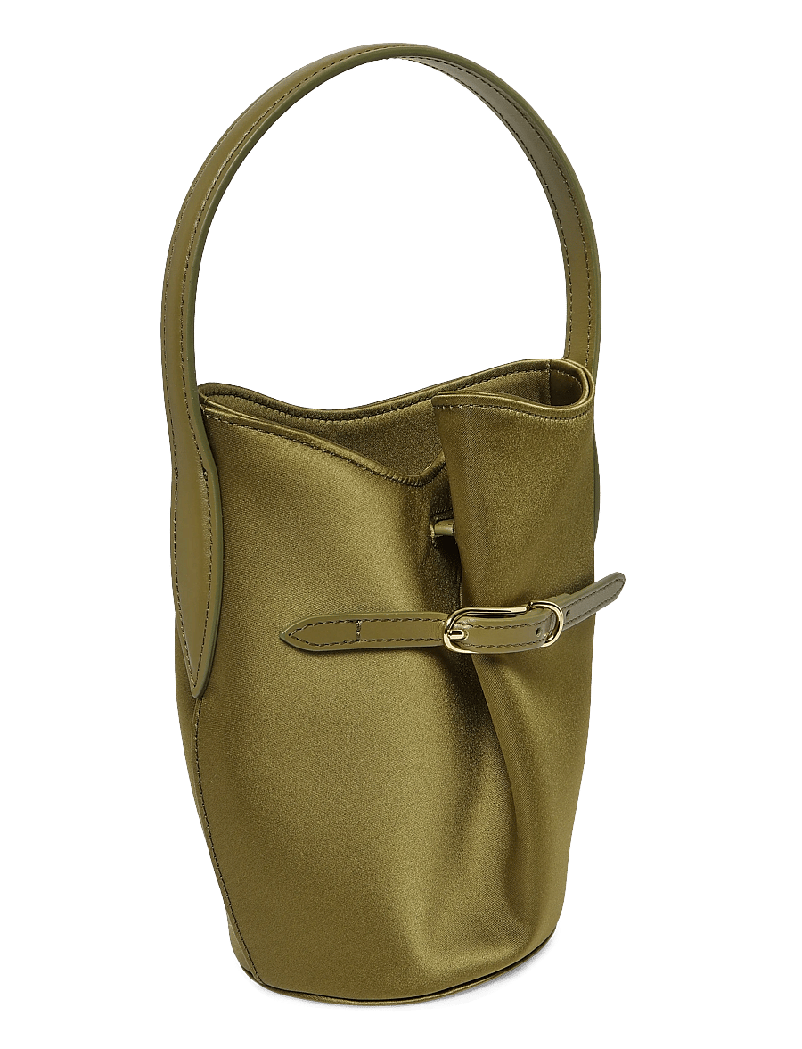 Liffner - BELTED BUCKET BAG MICRO - mode trends - warm green - 3