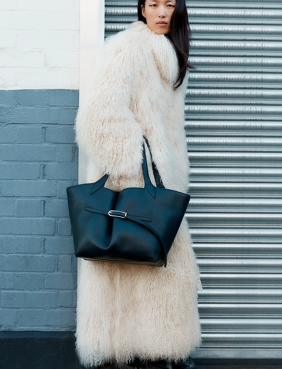 Liffner - BELTED TOTE - black - 0