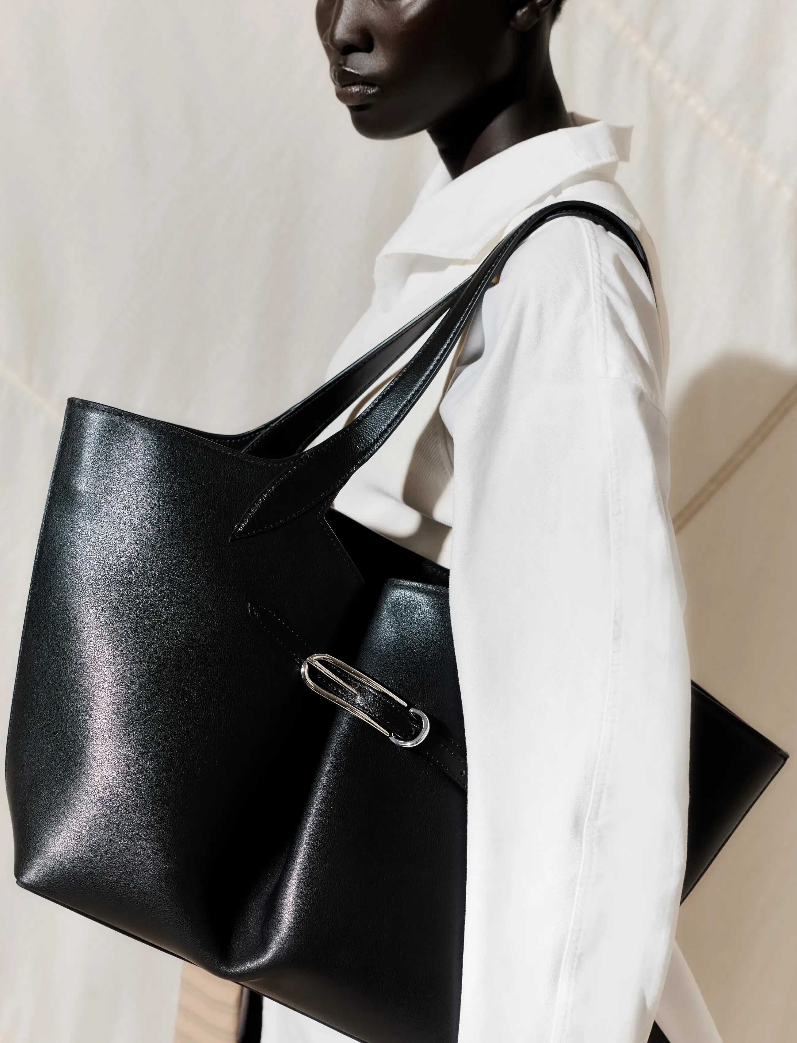 Liffner - BELTED TOTE - black - 3