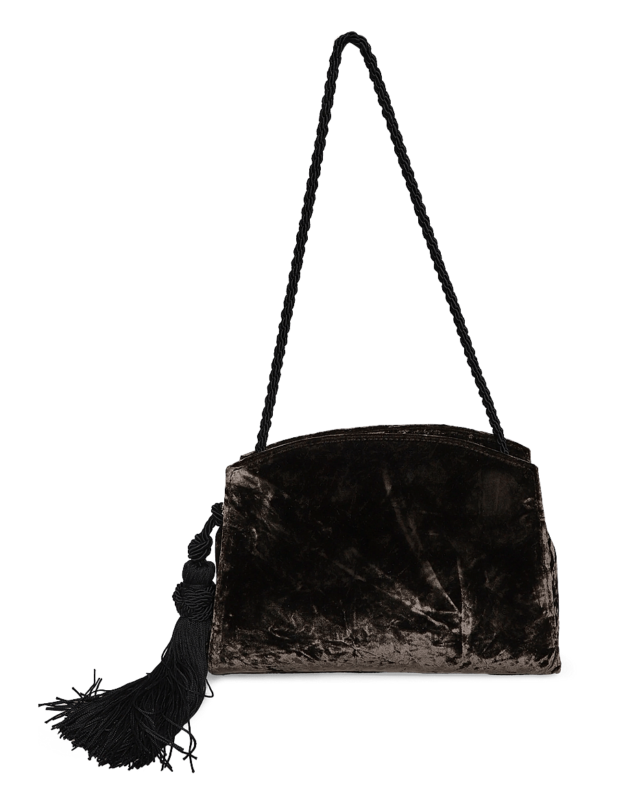 Liffner - TASSEL CLUTCH - modetrender - brown - 2