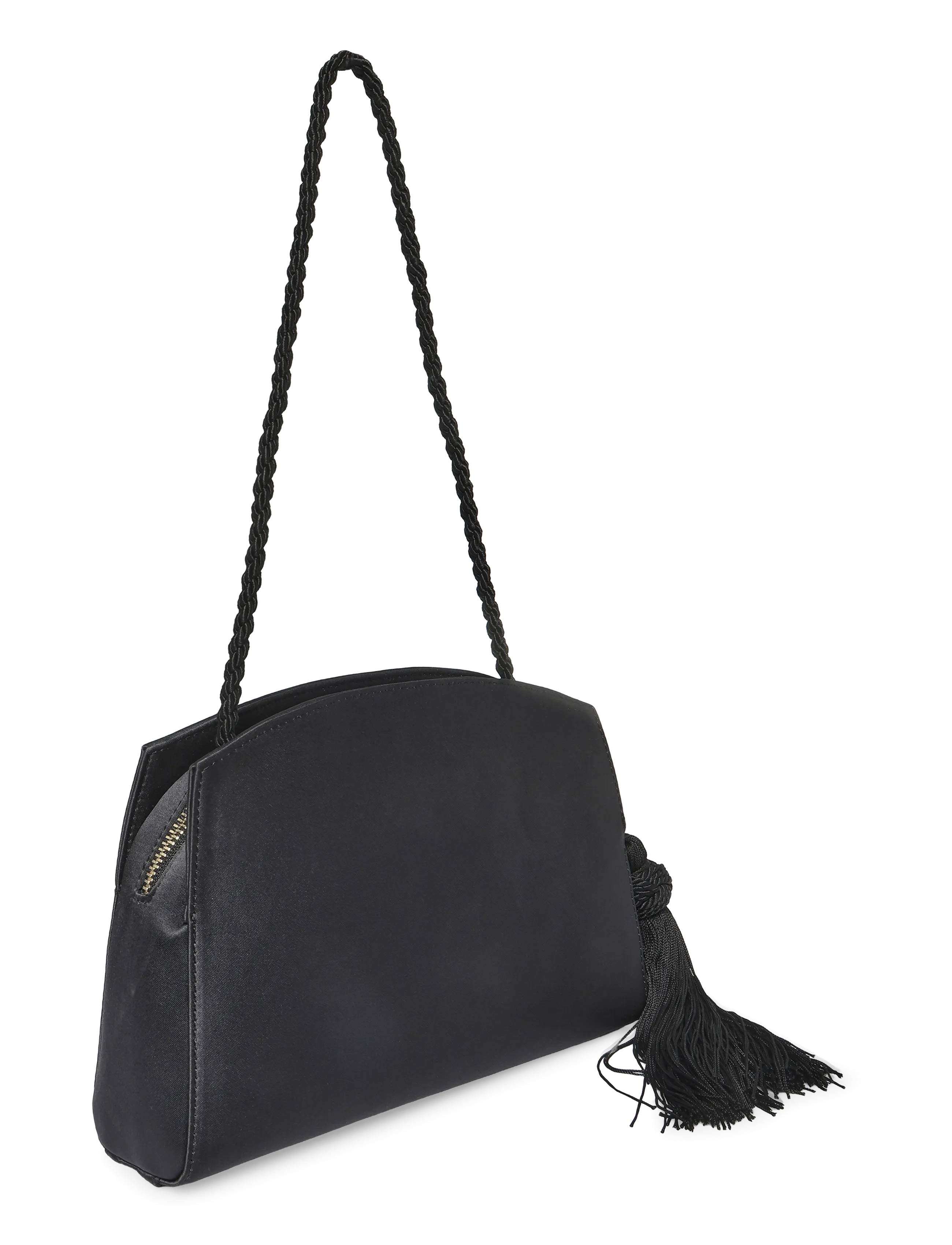 Liffner - TASSEL CLUTCH - black - 3