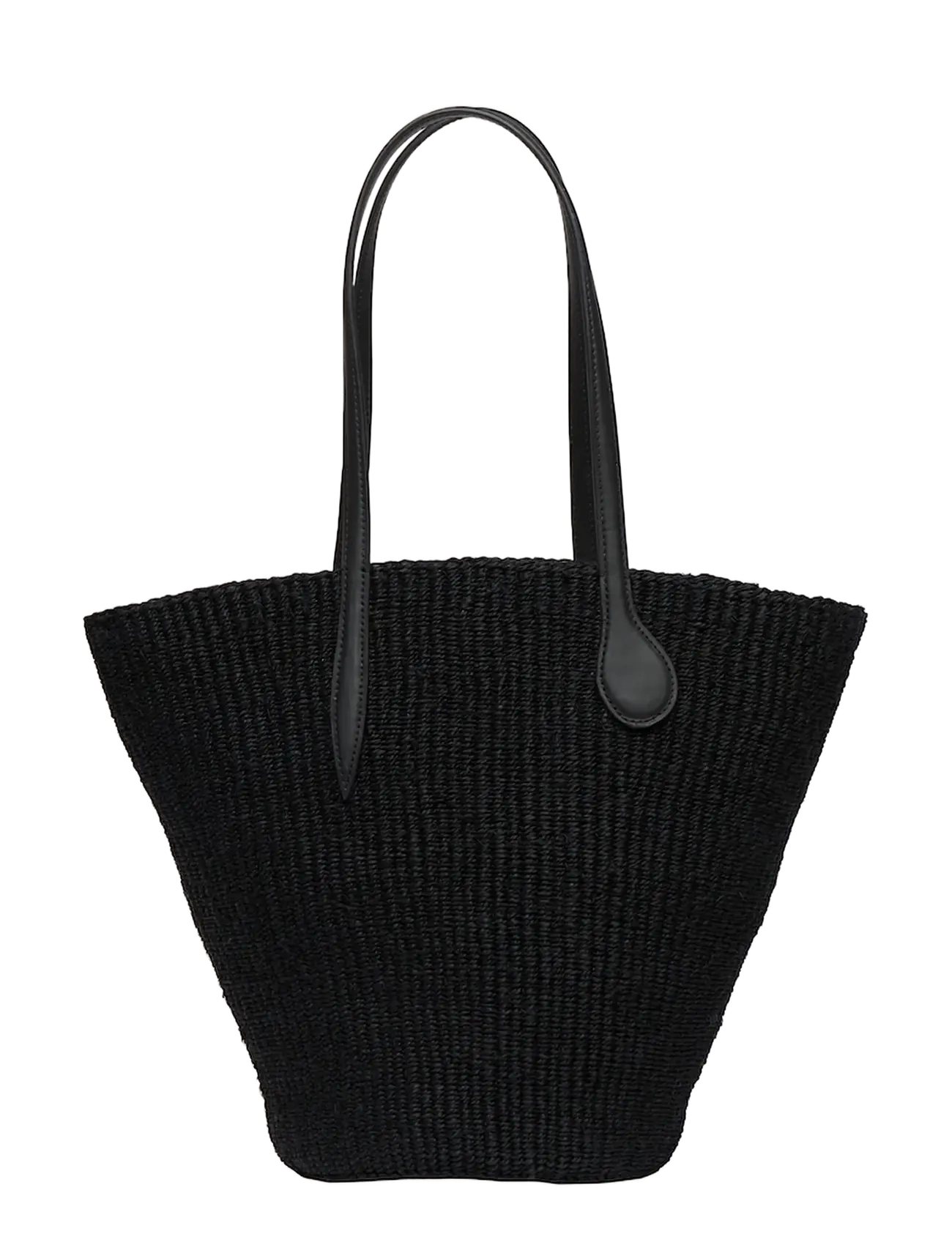 LIFFNER Straw Basket Schwarz - One Size - Damen