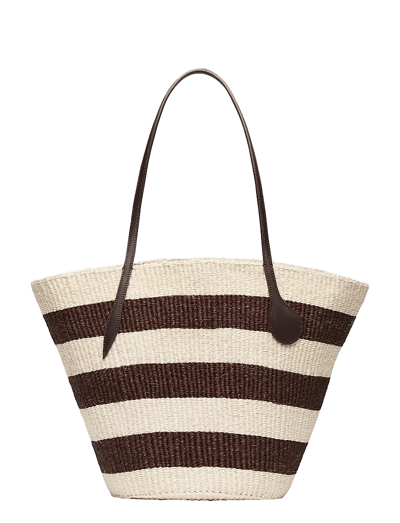 Liffner - SPROUT BASKET LARGE - modetrends - dark brown/cream - 1