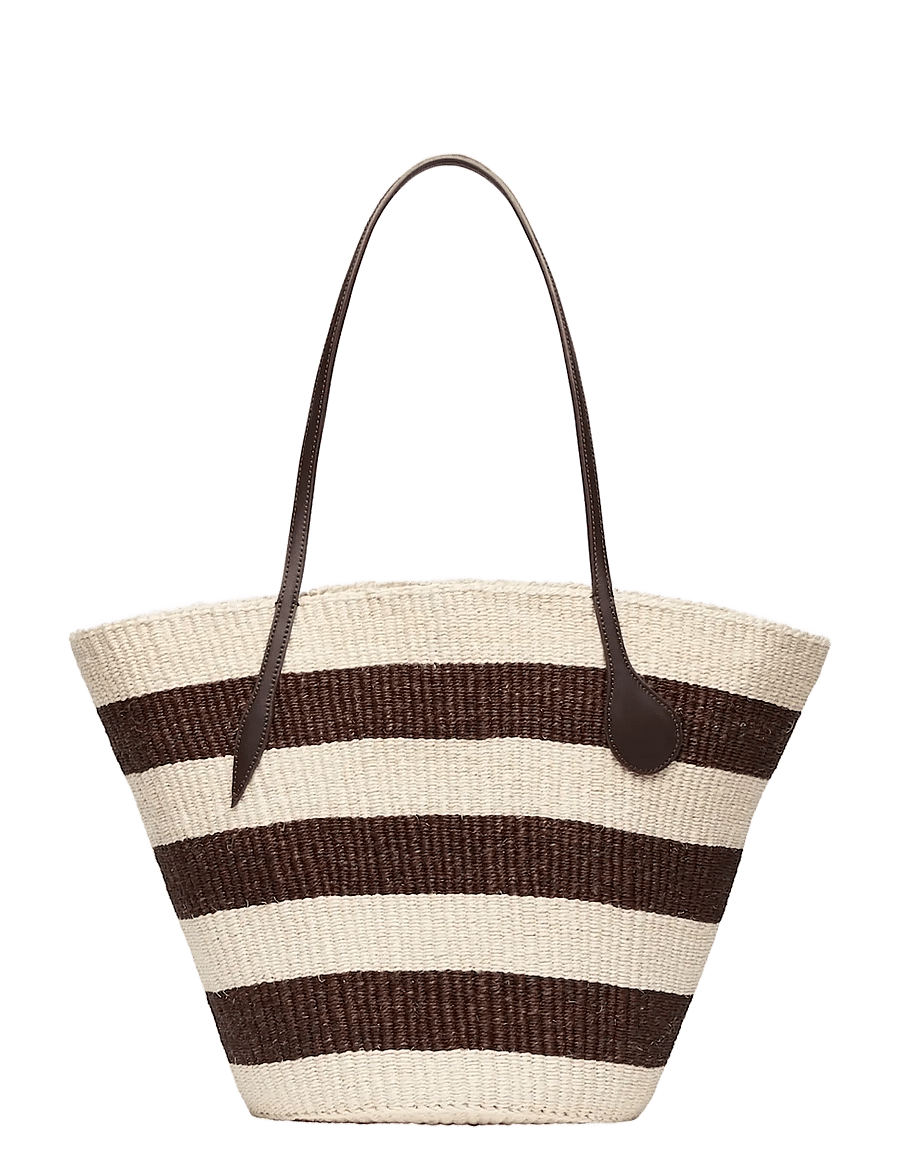 Liffner - SPROUT BASKET LARGE - modetrends - dark brown/cream - 1