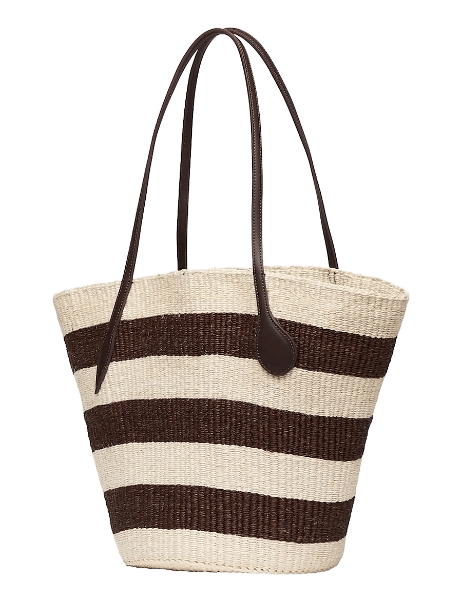 Liffner - SPROUT BASKET LARGE - modetrends - dark brown/cream - 2