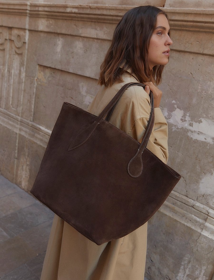 Liffner - SPROUT TOTE - tote bags - dark brown - 0