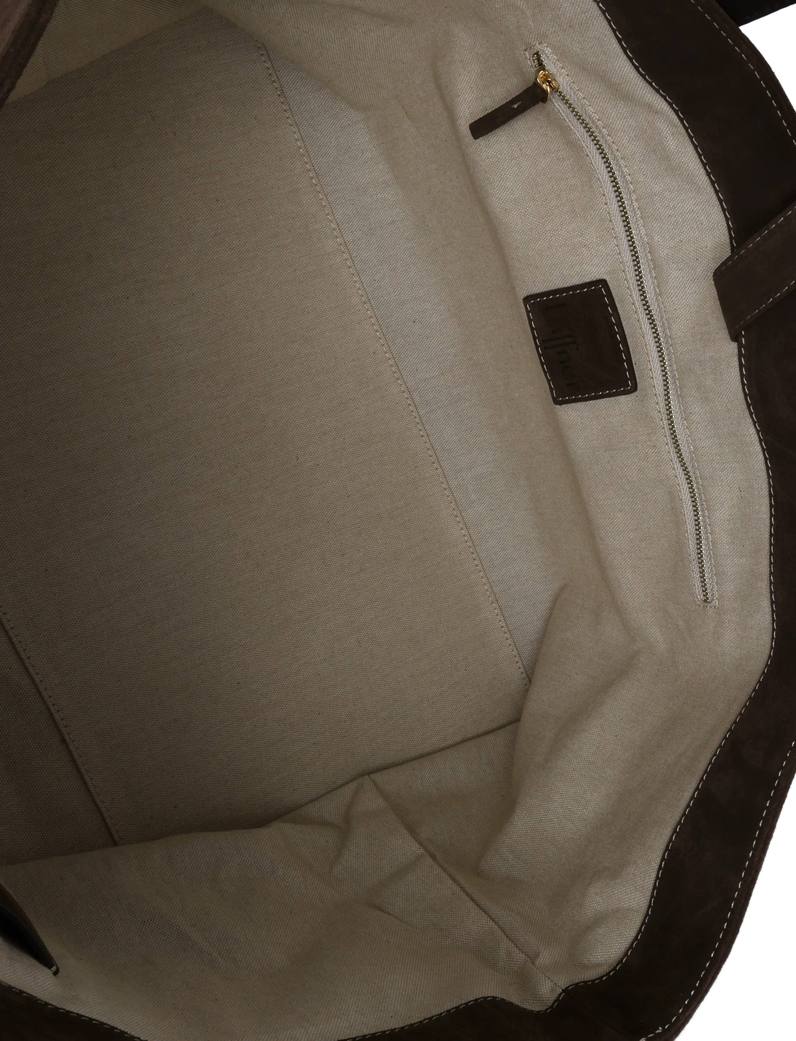 Liffner - MEGA SPROUT TOTE - tote bags - dark brown - 5