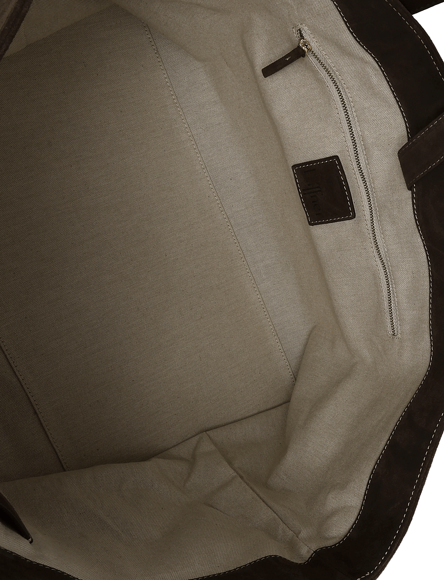 Liffner - MEGA SPROUT TOTE - tote bags - dark brown - 5