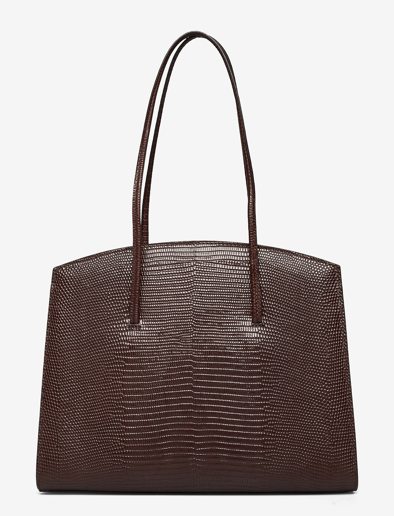 Little Liffner - DOUBLE CHAINED MINIMAL TOTE - dark brown - 0