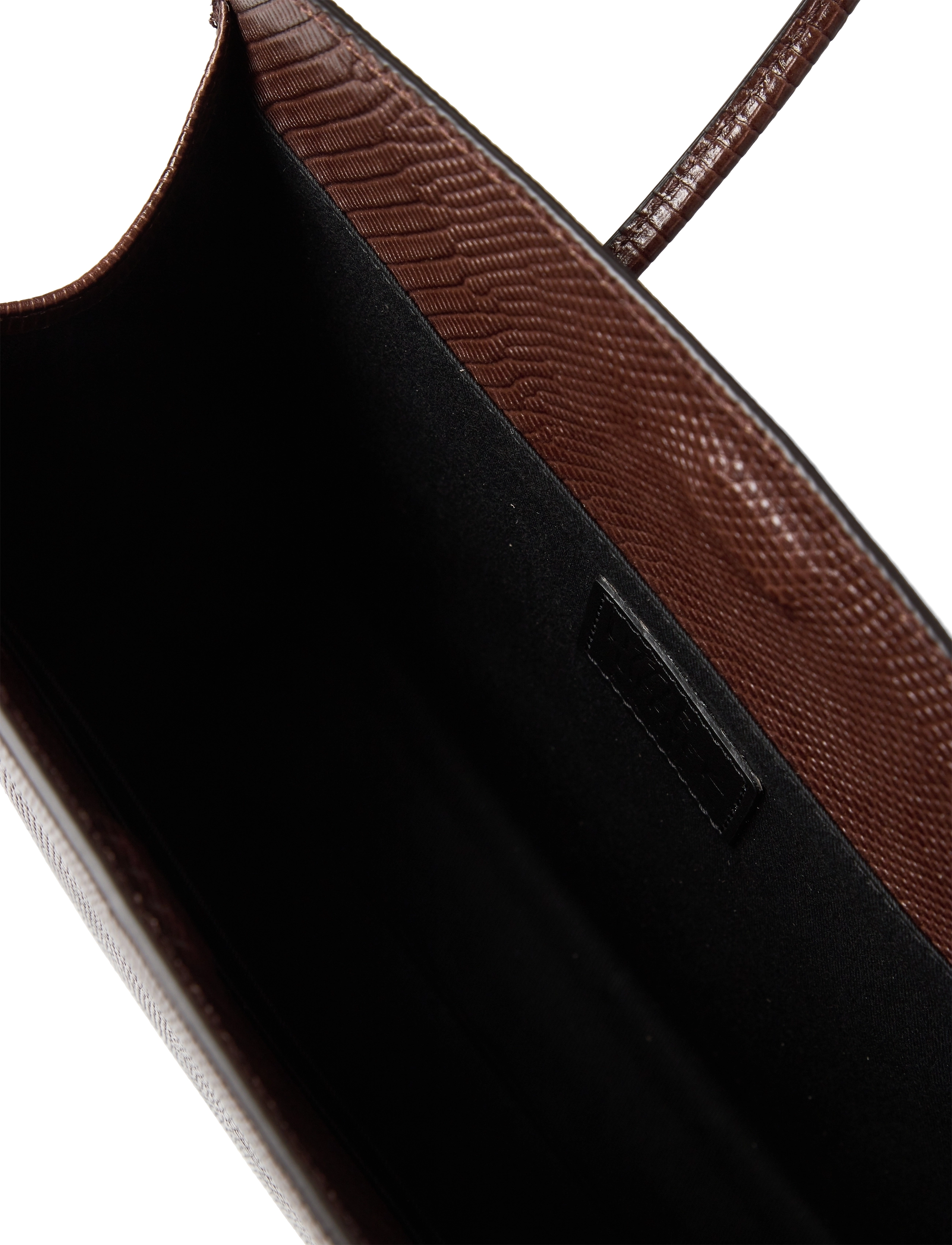 Little Liffner - DOUBLE CHAINED MINIMAL TOTE - dark brown - 3