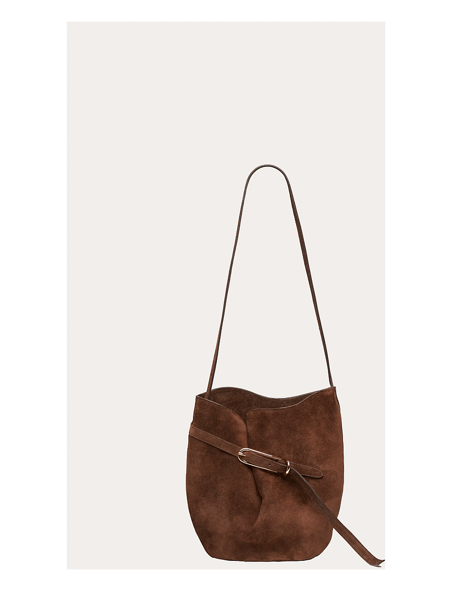 Liffner - BELTED BUCKET BAG - mode trends - chocolate - 1
