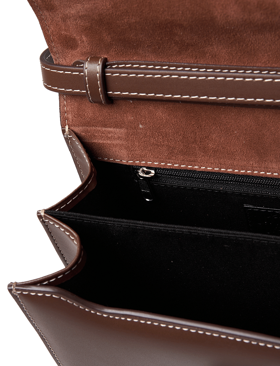 Liffner - BELTED BUCKET BAG - chocolate - 3