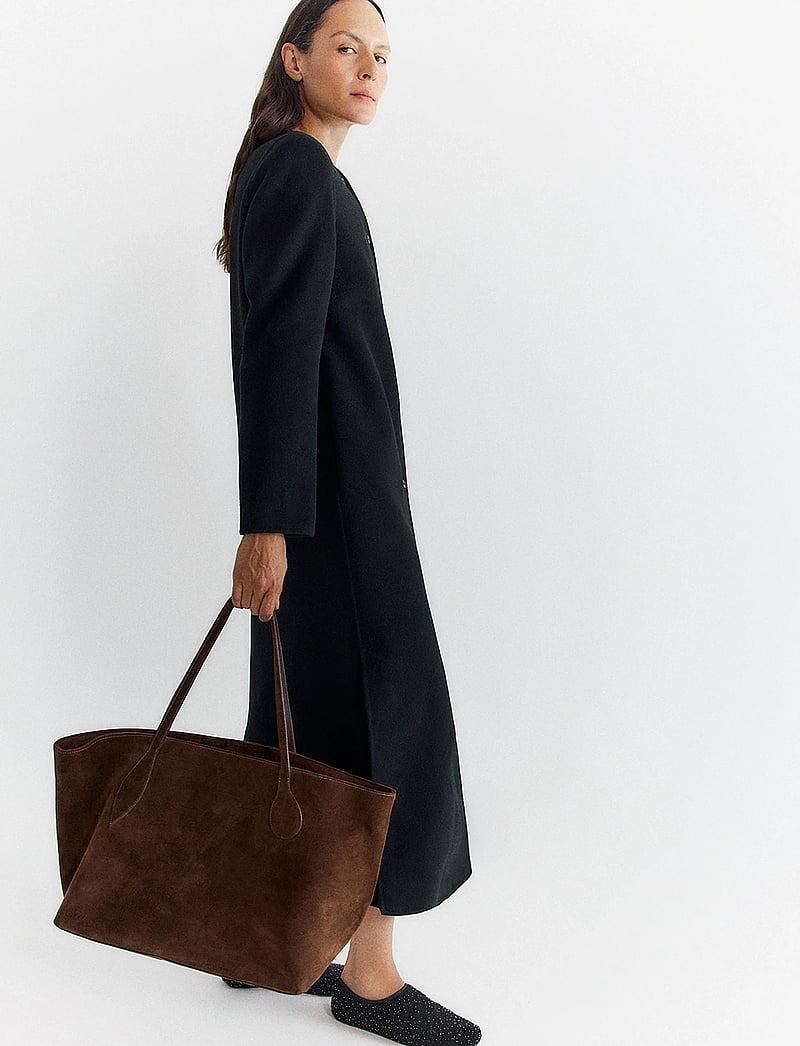 Liffner - MEGA SPROUT TOTE - shoppers - dark brown - 0