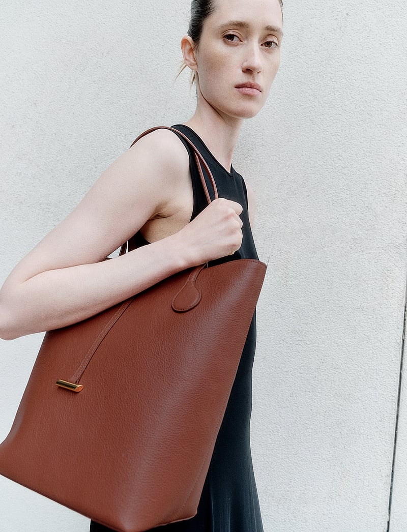 Liffner - TALL SPROUT TOTE - shoppers - rust - 0