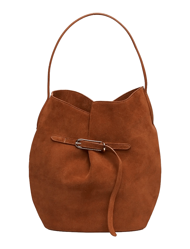 Liffner - BELTED BUCKET BAG LARGE - käekotid - saddle brown - 1