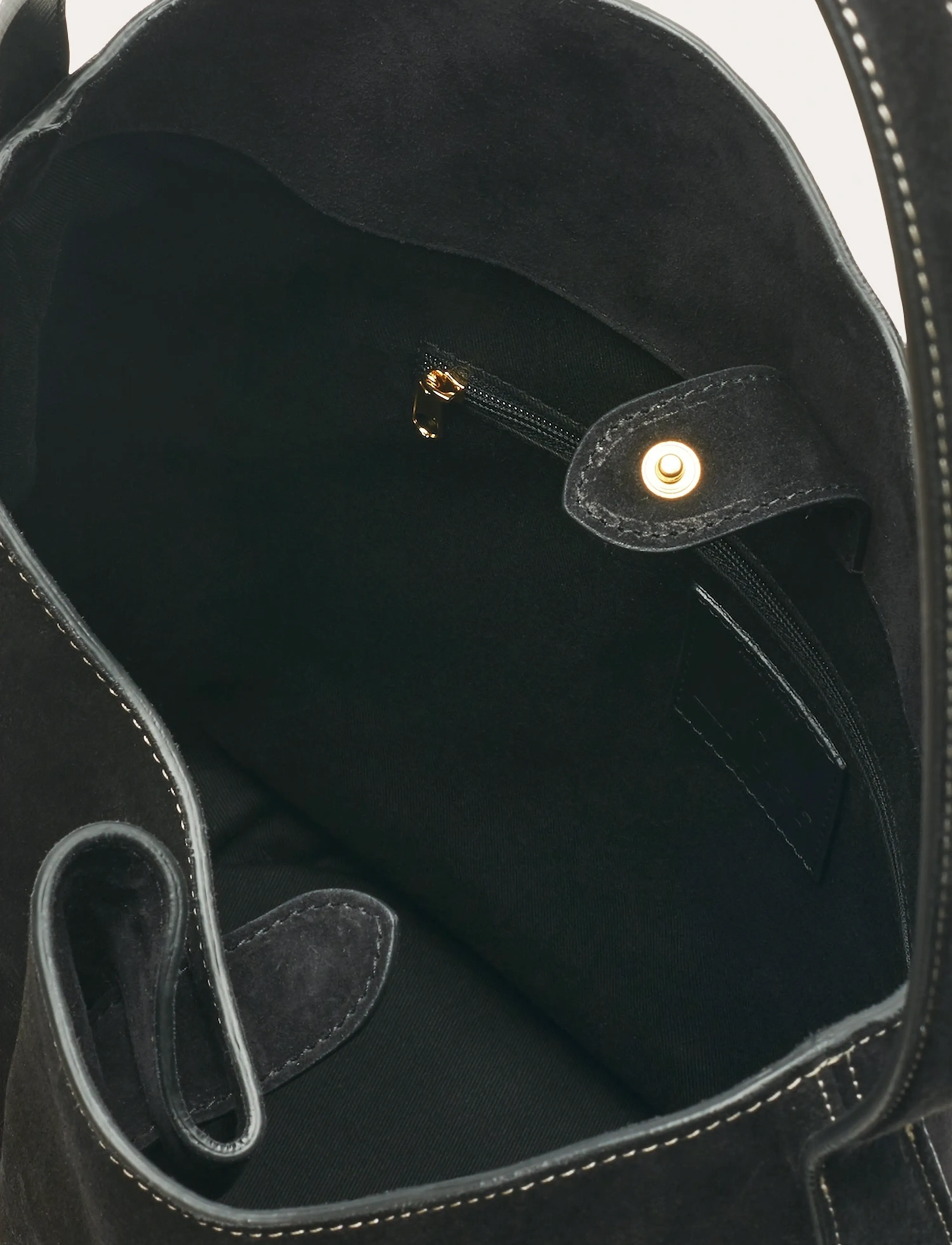 Liffner - BELTED BUCKET BAG LARGE - henkeltaschen - black - 3