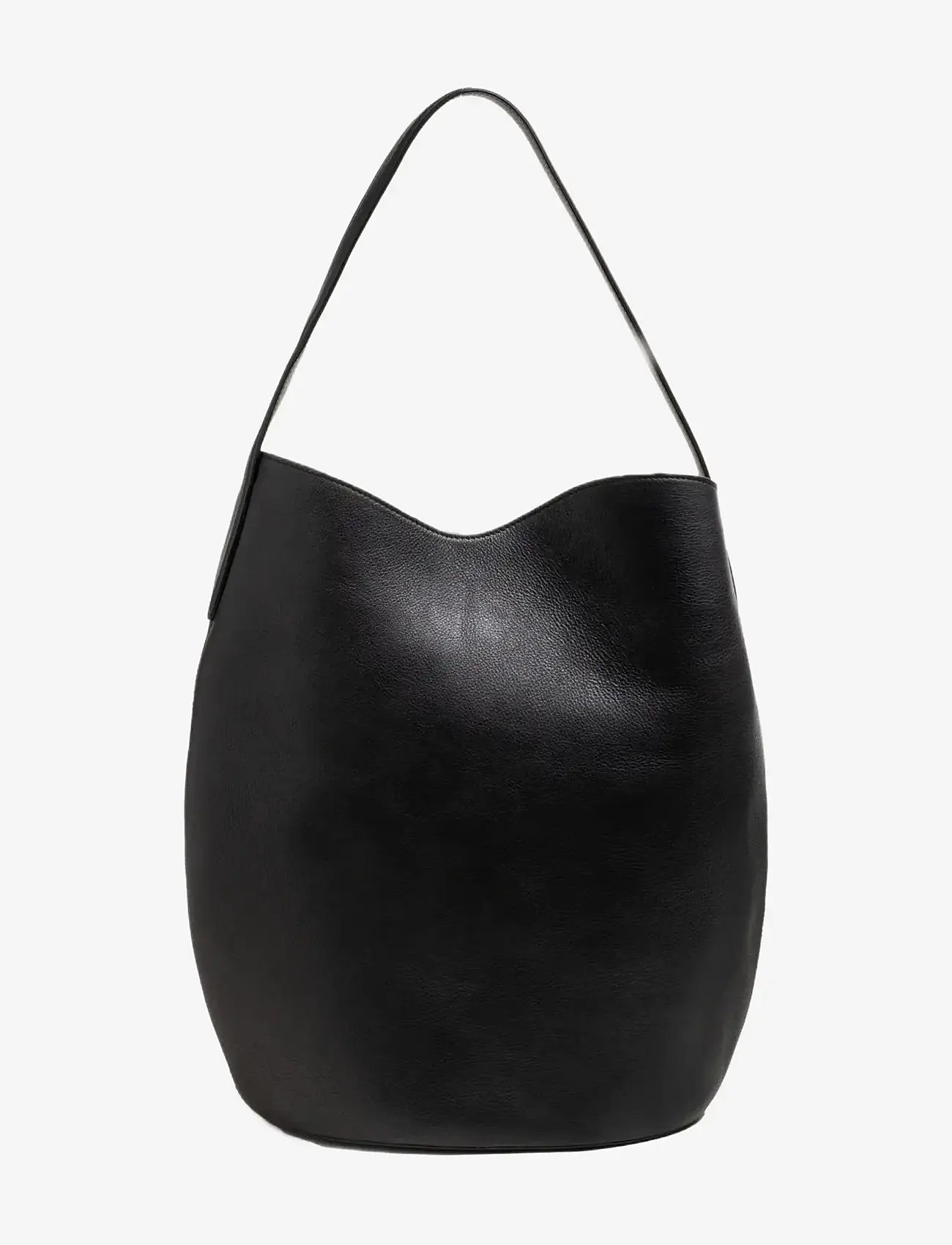Liffner - BELTED BUCKET BAG LARGE - handbags - black - 2
