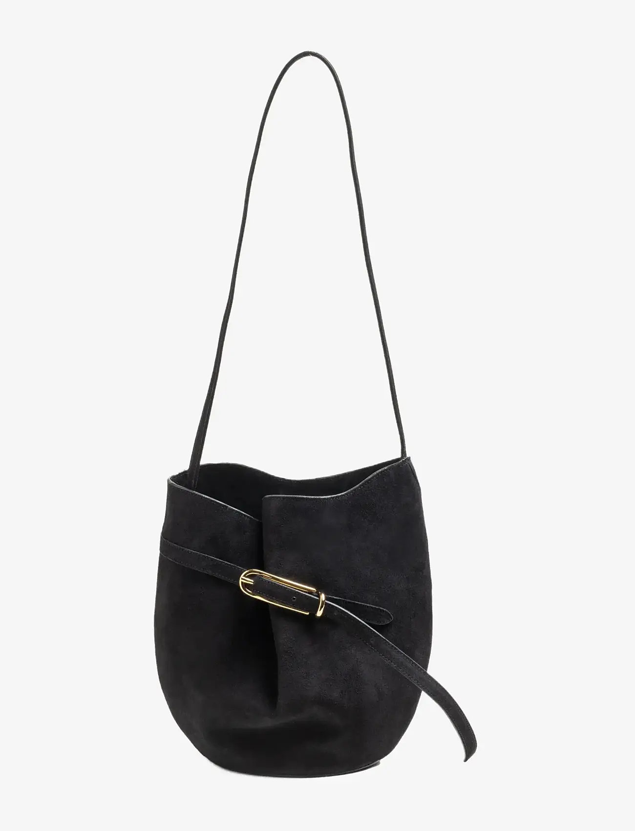 Liffner - BELTED BUCKET BAG - top handle - black - 1