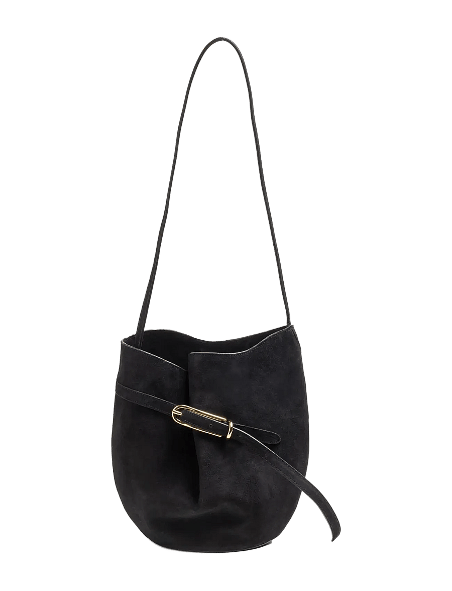 Liffner - BELTED BUCKET BAG - henkeltaschen - black - 1