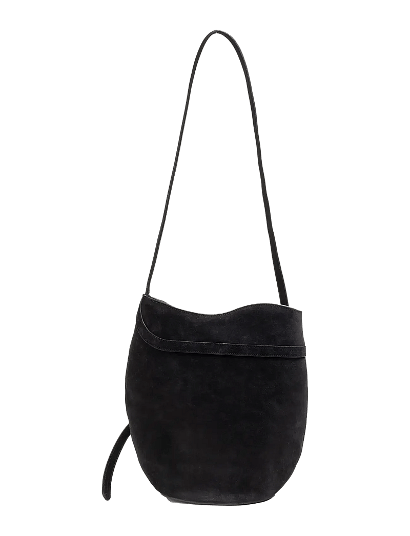 Liffner - BELTED BUCKET BAG - top handle - black - 2