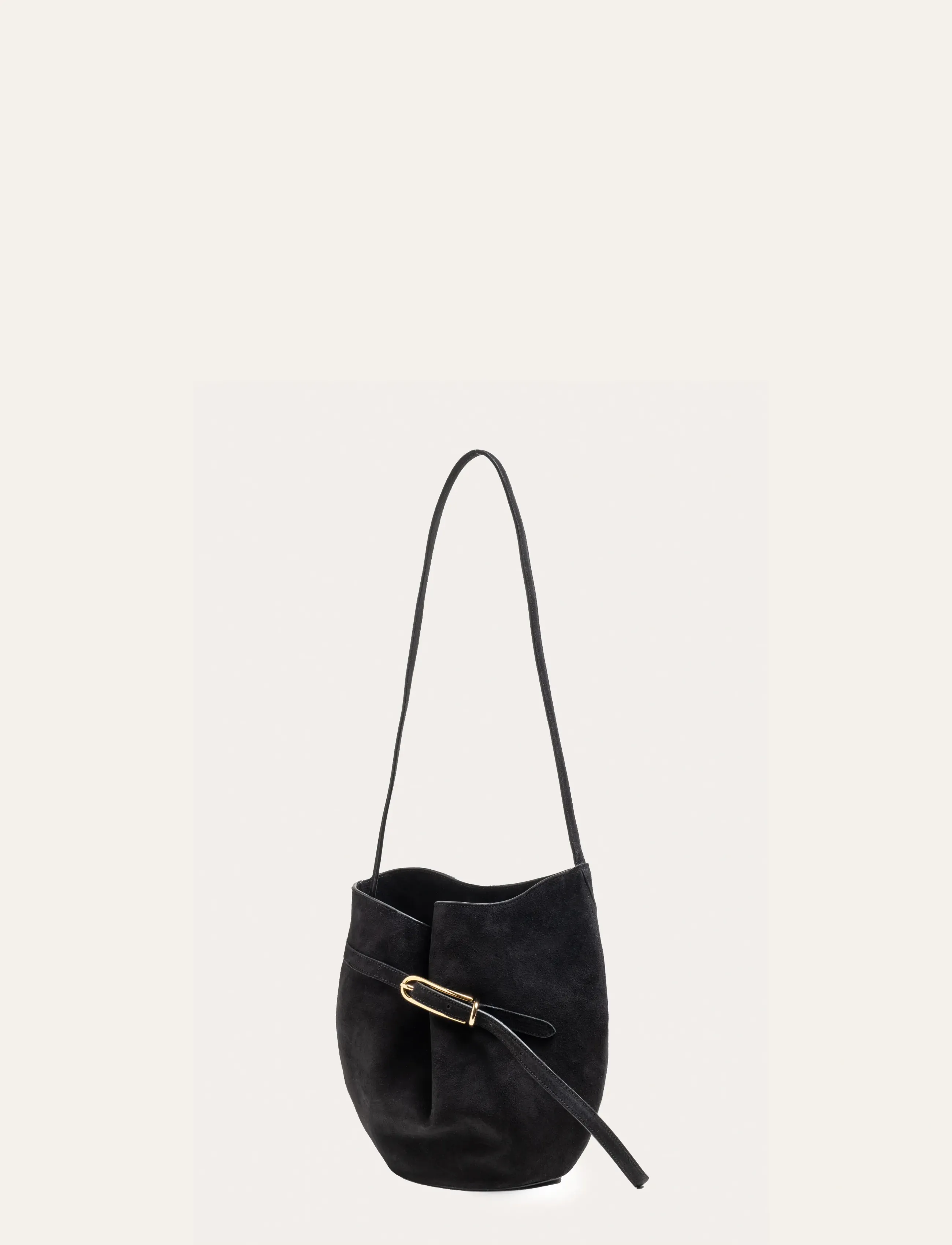 Liffner - BELTED BUCKET BAG - henkeltaschen - black - 4